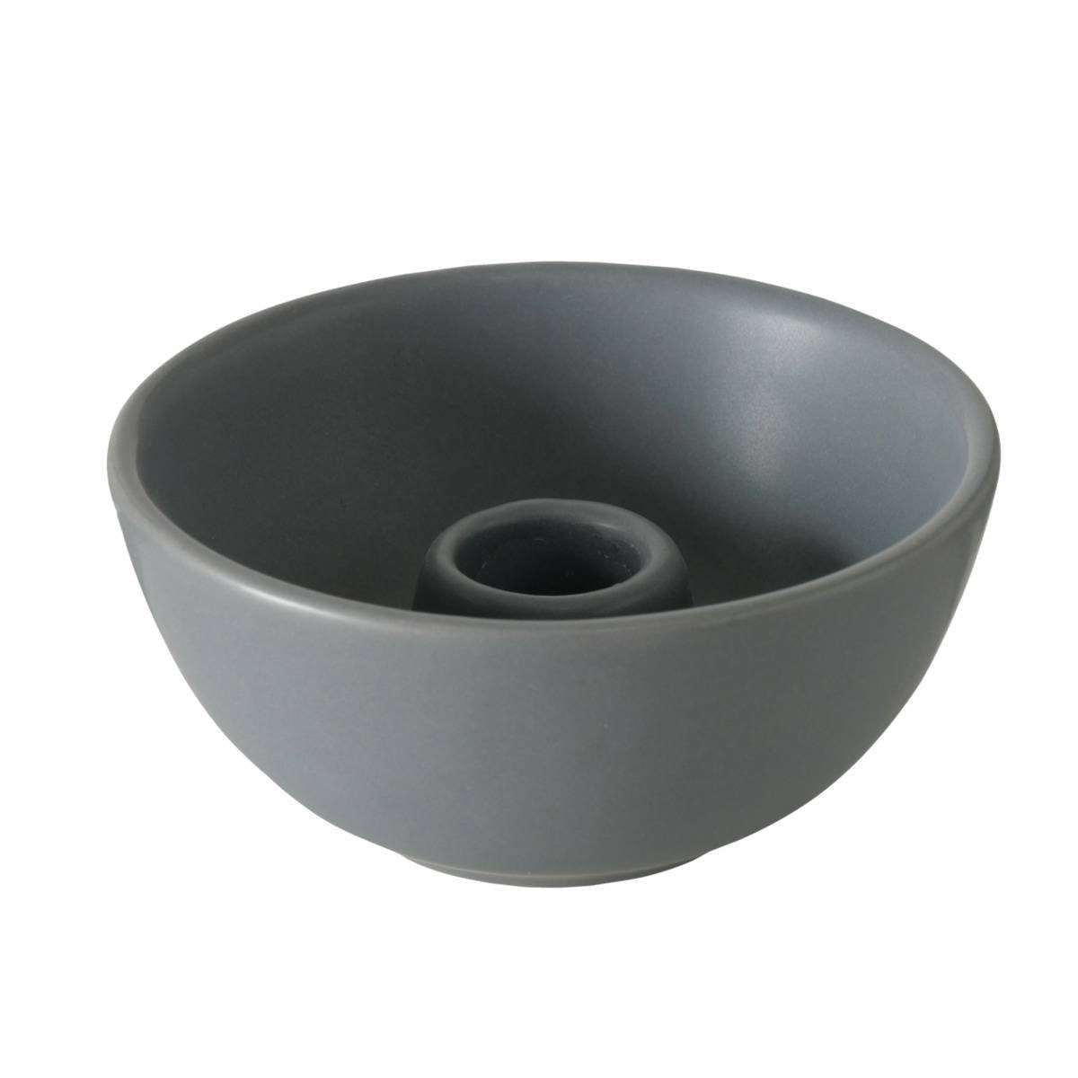 BOLTZE GRUPPE GmbH Kerzenhalter Kerzenständer FRANYO, Steinzeug, Ø 10 cm (Kerzenhalter)