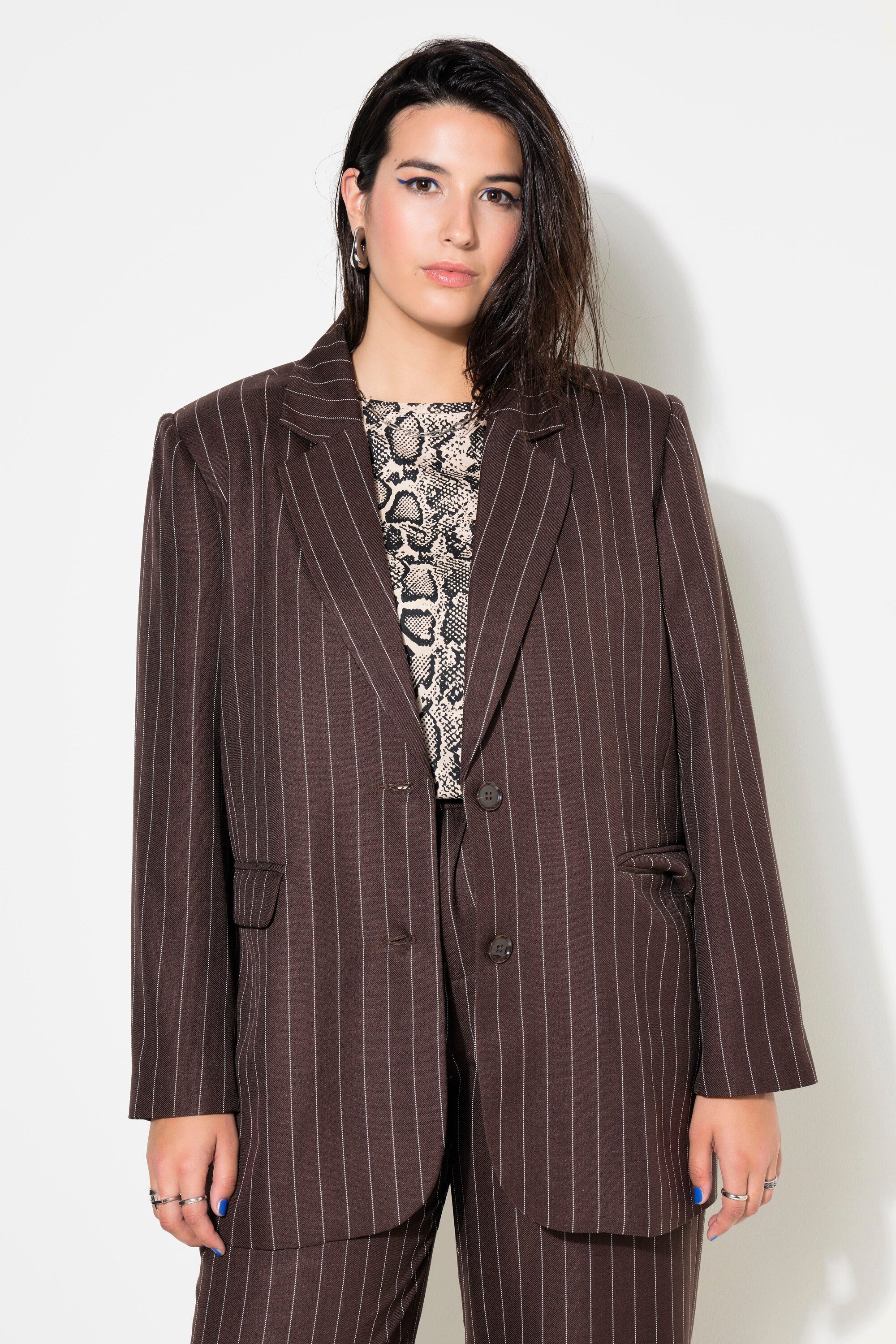 Studio Untold Blusenblazer Blazer oversized Nadelstreifen günstig online kaufen