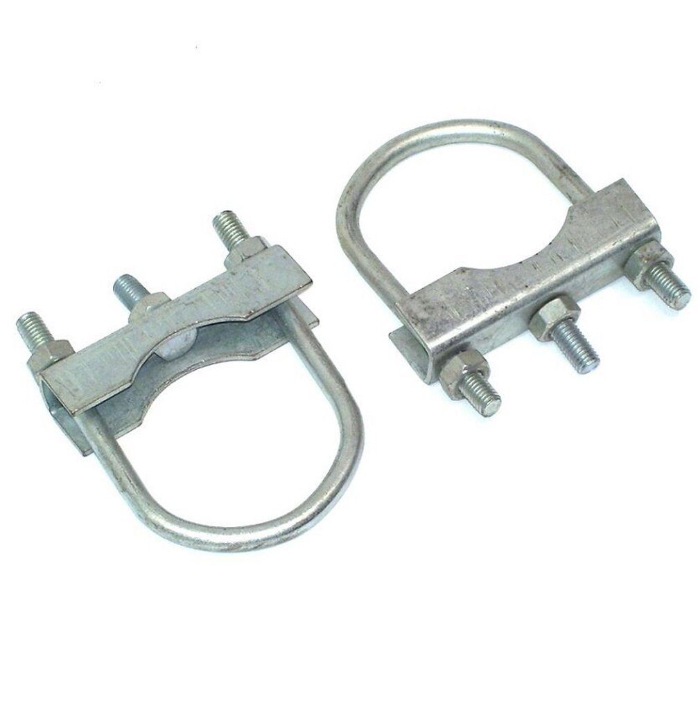 Apex Rohrschelle 2 x Rohrdeichselbefestigung Klemmschelle Klemmhalter für Stützrad, (2-St)