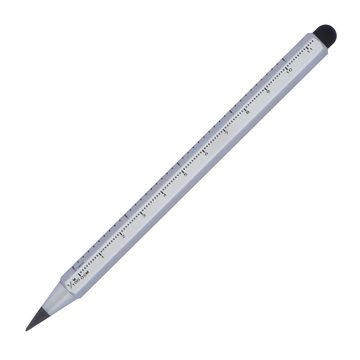 Livepac Office Kugelschreiber 2x Tintenloser Touchpen Lineal Kugelschreiber / Farbe: je 1x schwarz u