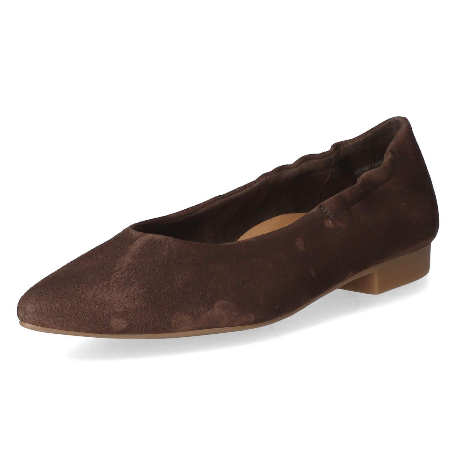 Paul Green Paul Green 1224-009 Damen Rauleder braun Ballerina günstig online kaufen
