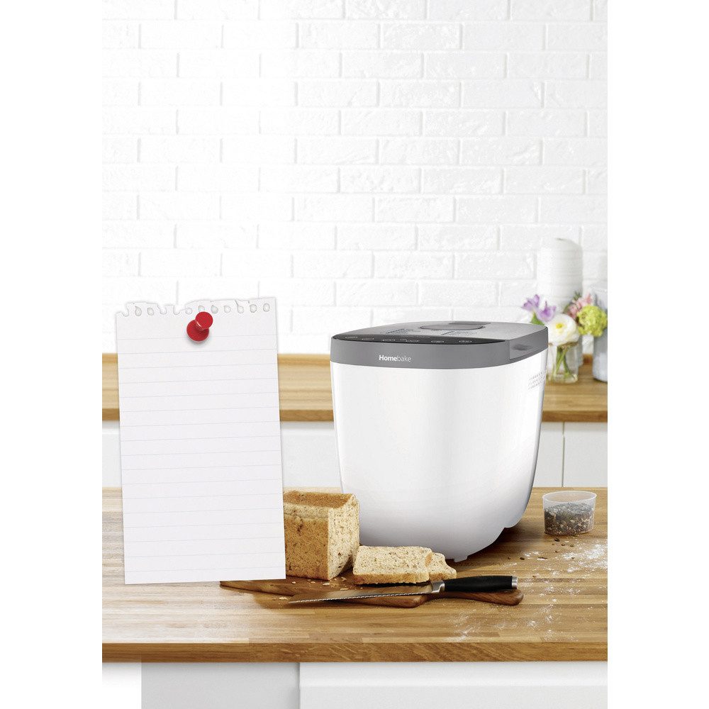 Morphy Richards Brotbackautomat Morphy Richards Homebake Brotbackautomat Weiß, 600.00 W