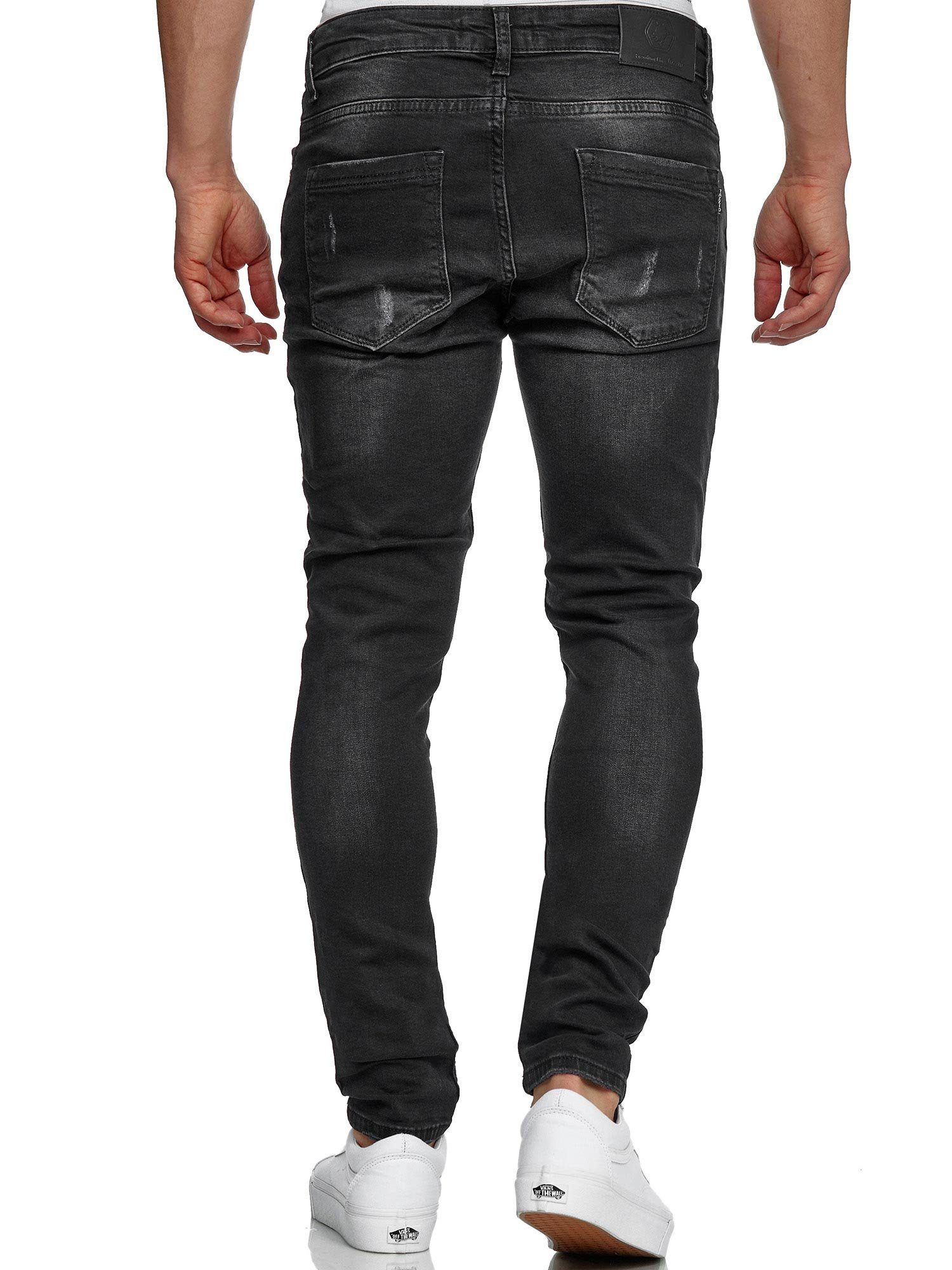 Tazzio Skinny-fit-Jeans 17514 im Destroyed-Look
