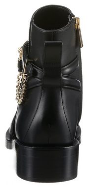 MICHAEL KORS HAMILTON FLAT BOOTIE Stiefelette mit eleganter Zierkette