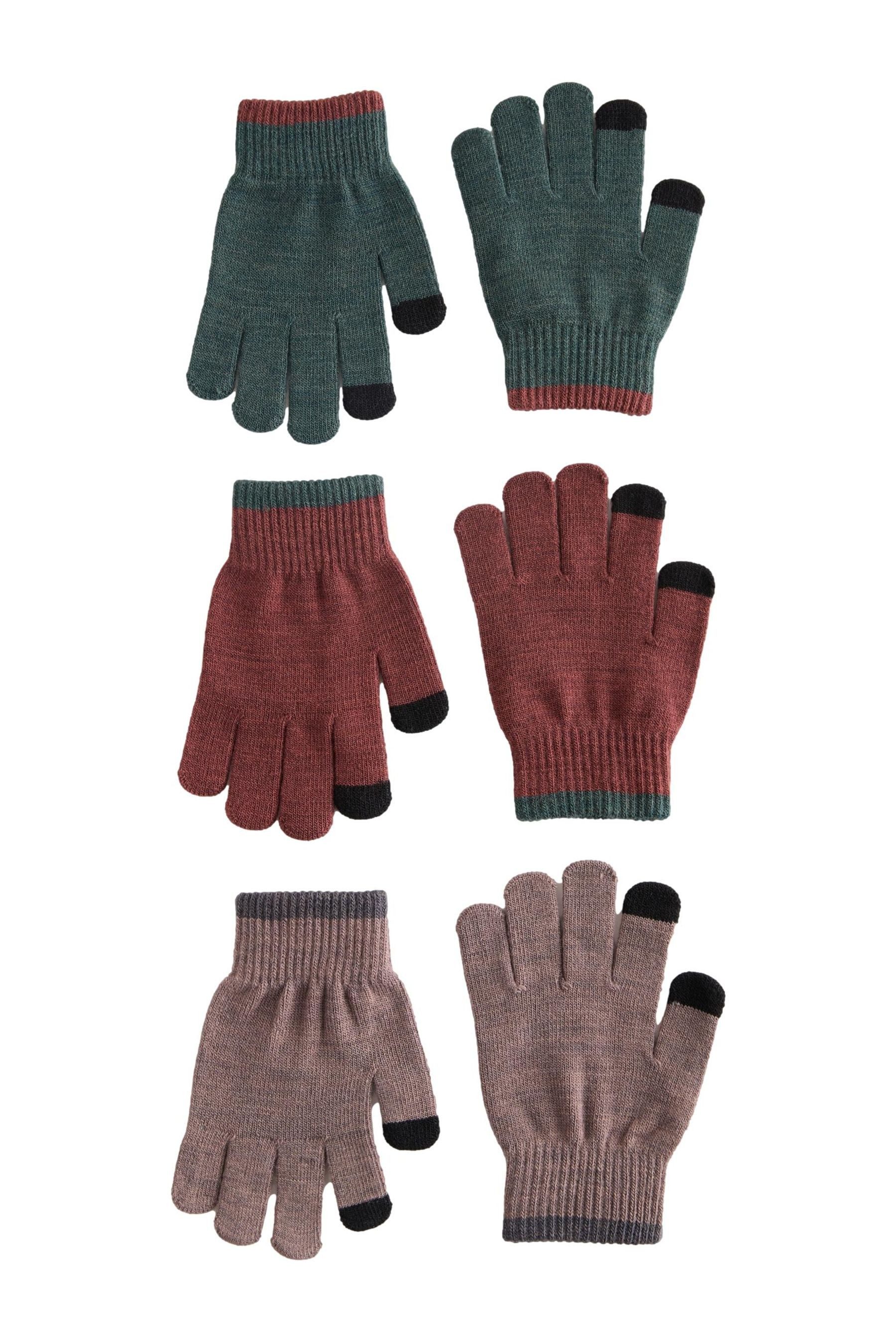 Next Strickhandschuhe Zauberhandschuhe 3er-Pack (3-St)