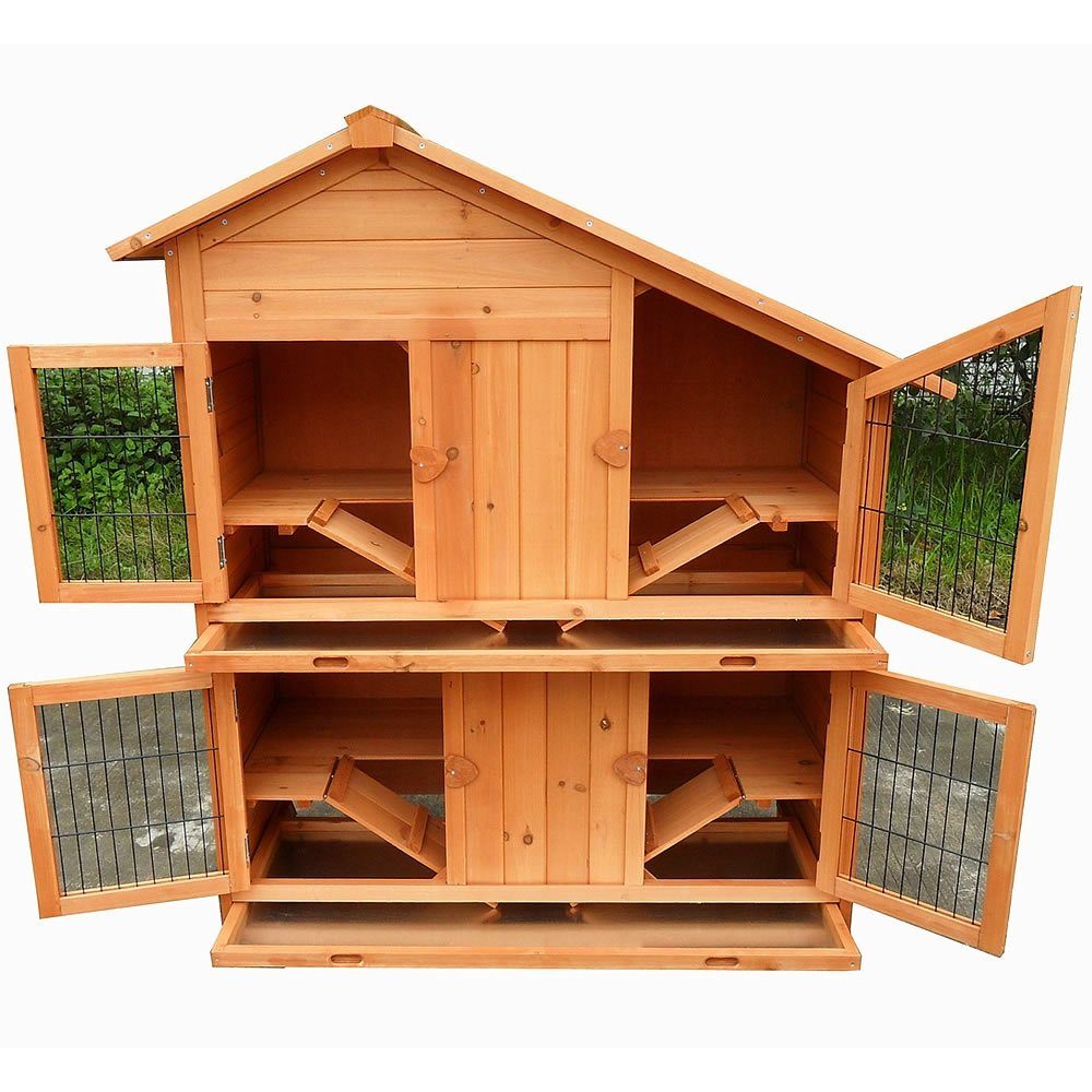 Feel2Home Kleintierkäfig 4 Boxen Hasenstall Aufzucht günstig online kaufen