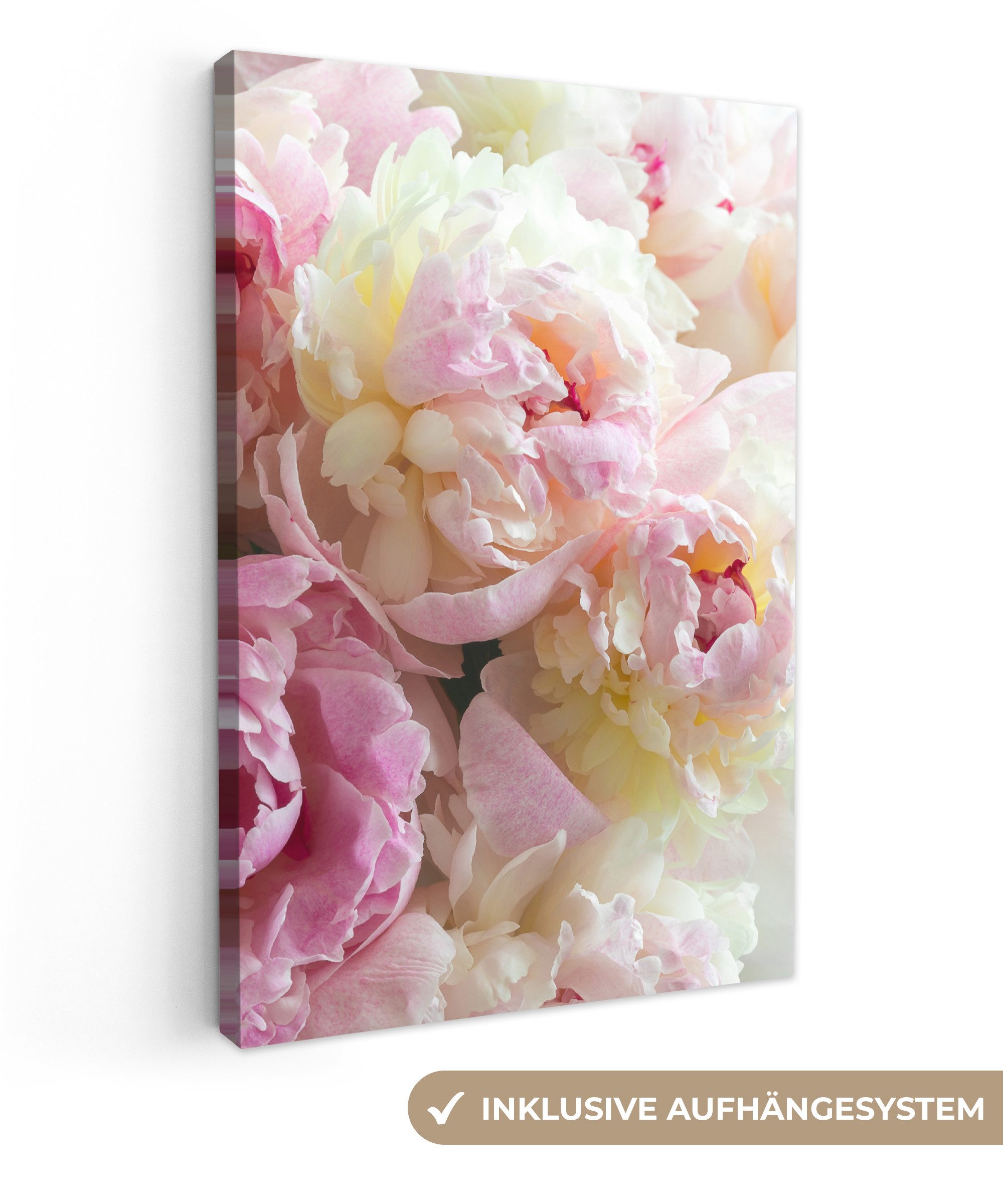 OneMillionCanvasses® Leinwandbild Vintage - Blumen - Rosen - Natur, Fotodru günstig online kaufen