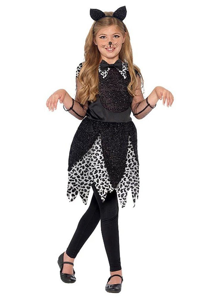 Smiffys Kostüm Glitzer Katze - Fasching Karneval Kostüm Leopard, Voll selten: Ein glitzerndes Leoparden-Panther-Kätzchen!