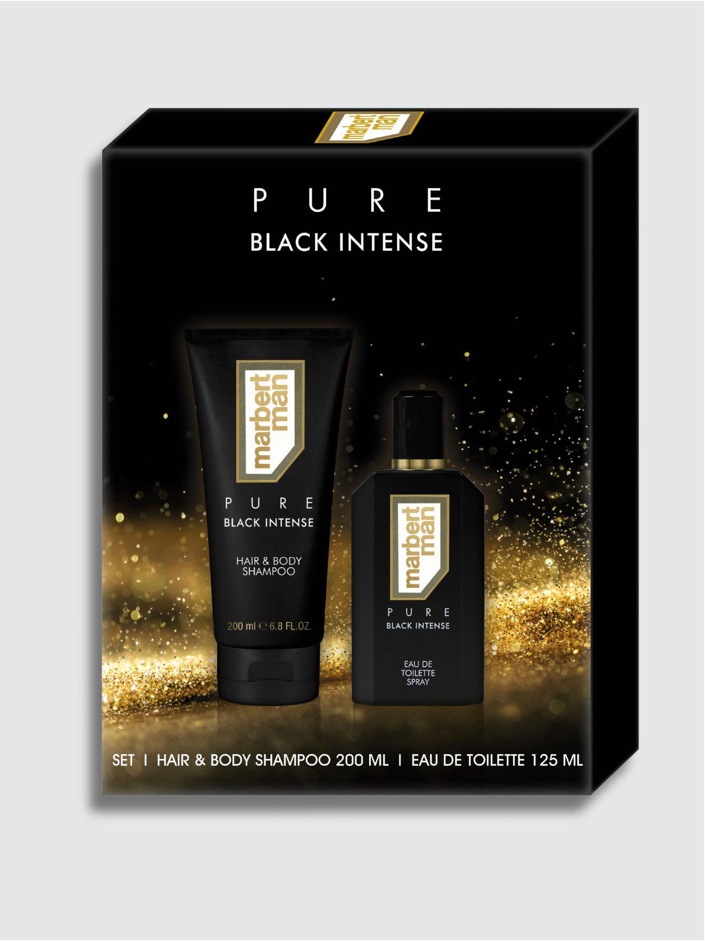 Marbert Eau de Parfum Man Pure Black Intense Set 2 Tlg.