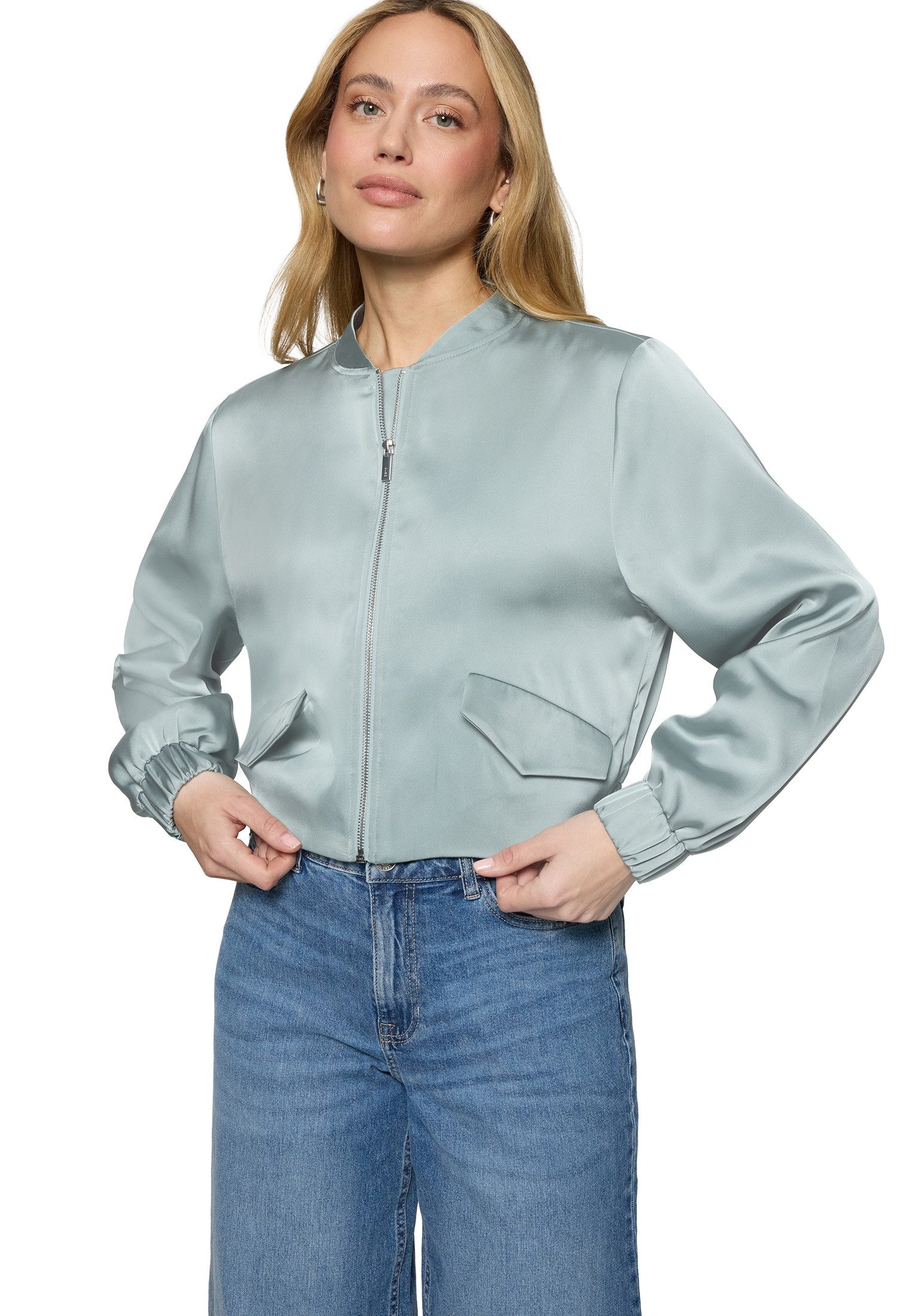 Zero Jackenblazer Damen mit Reißverschluss Material günstig online kaufen