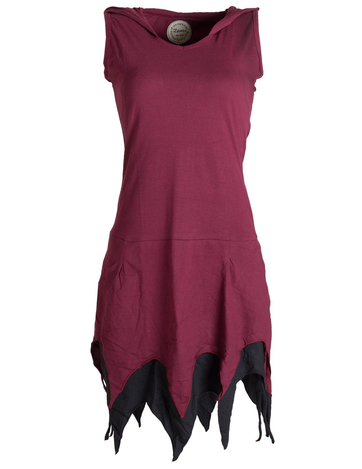 Vishes Zipfelkleid Ärmelloses Kleid im Lagenlook günstig online kaufen