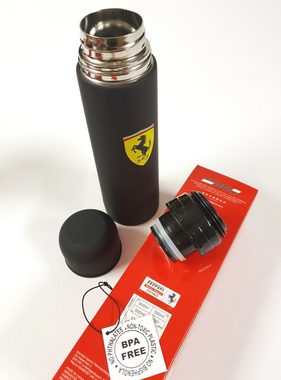 Ferrari Isolierflasche Scuderia F1 Thermoskanne, Schwarz 500 ml