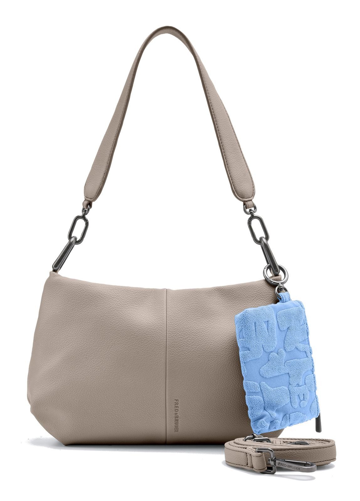 FREDsBRUDER Umhängetasche Shoulderbag (Set, 2-tlg), aus echtem Leder