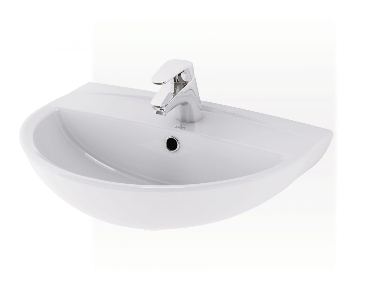CERSANIT Waschbecken Cersanit Waschtisch Mito 60 cm, weiß