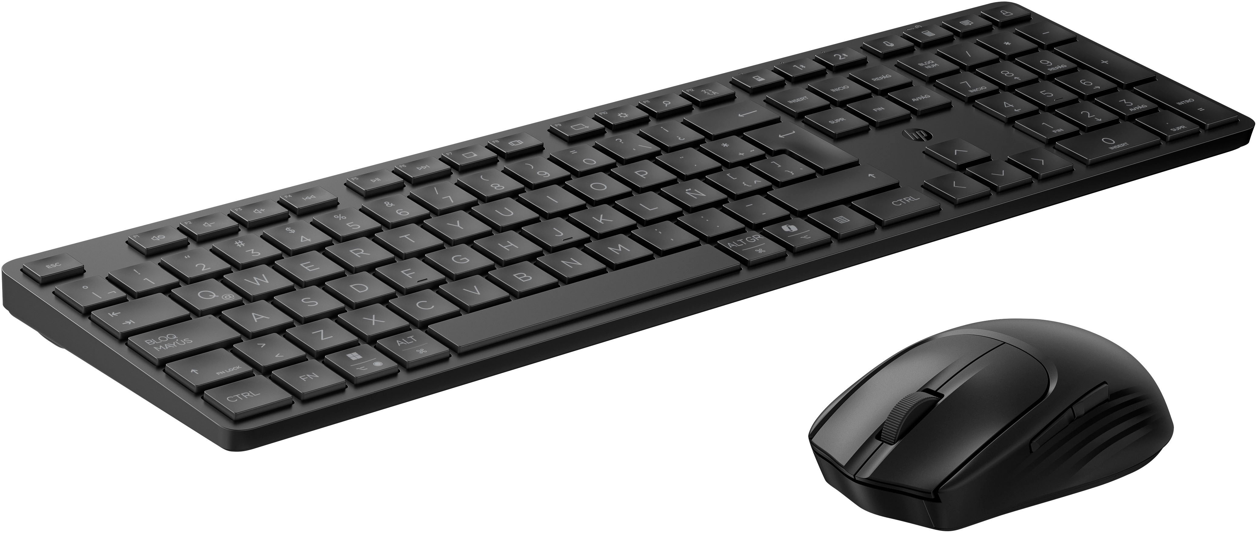 HP Kombination aus Dual-Mode-Maus und-Tastatur für mehrere Geräte 490C Tastatur- und Maus-Set