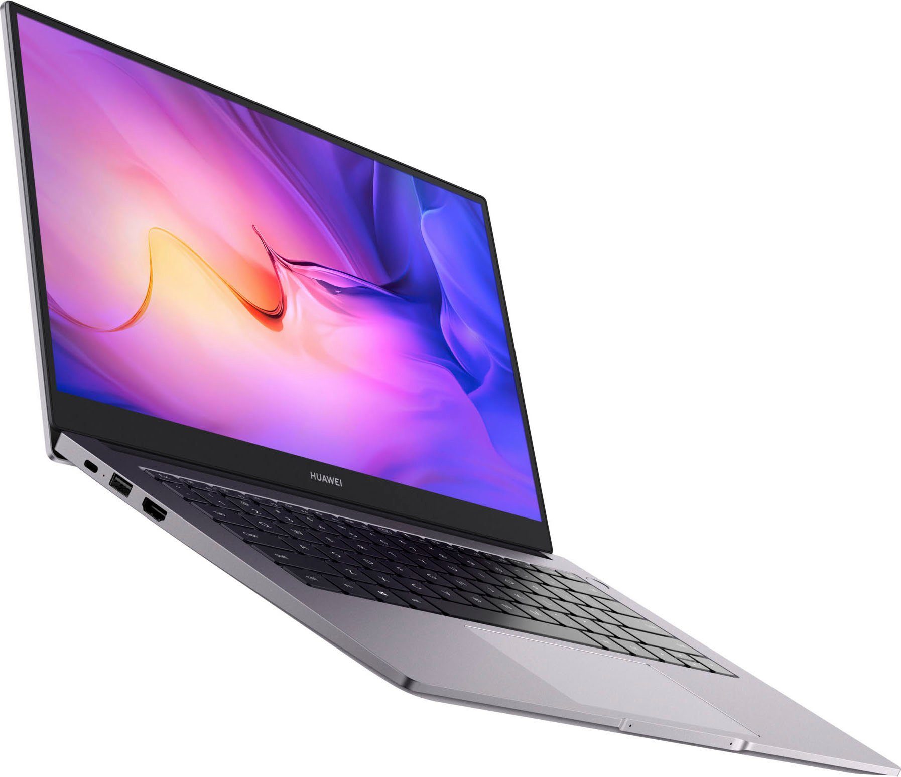 MateBook Intel Notebook GB i5 Xᵉ Graphics, D14 (35,56 Zoll, Huawei cm/14 1155G7, Iris® 2022 Core SSD) 512