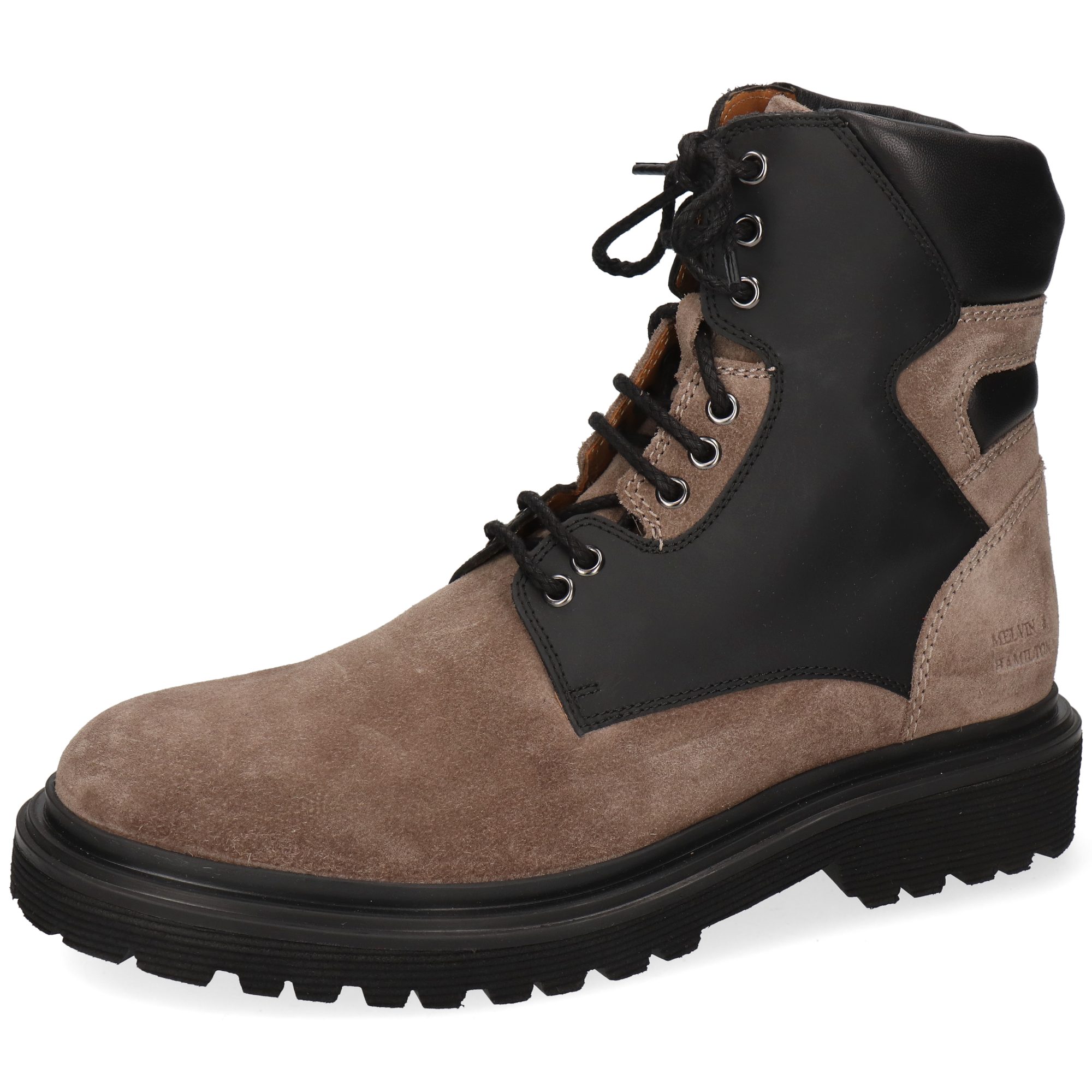 Melvin & Hamilton Matteo 8 Leder-Schnürstiefeletten für Herren Stiefelette Plateausohlen, Echtes Leder