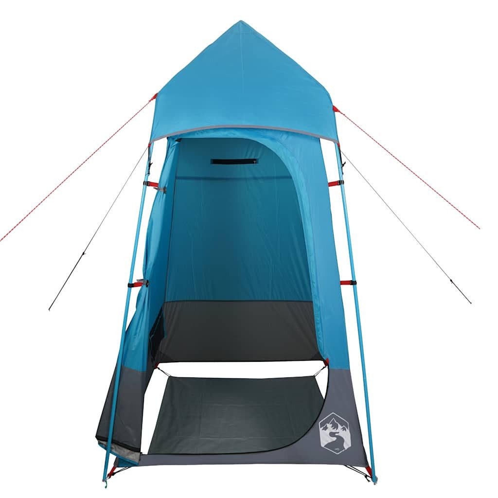vidaXL Faltzelt WC-Zelt Blau Wasserdicht, (1 tlg)