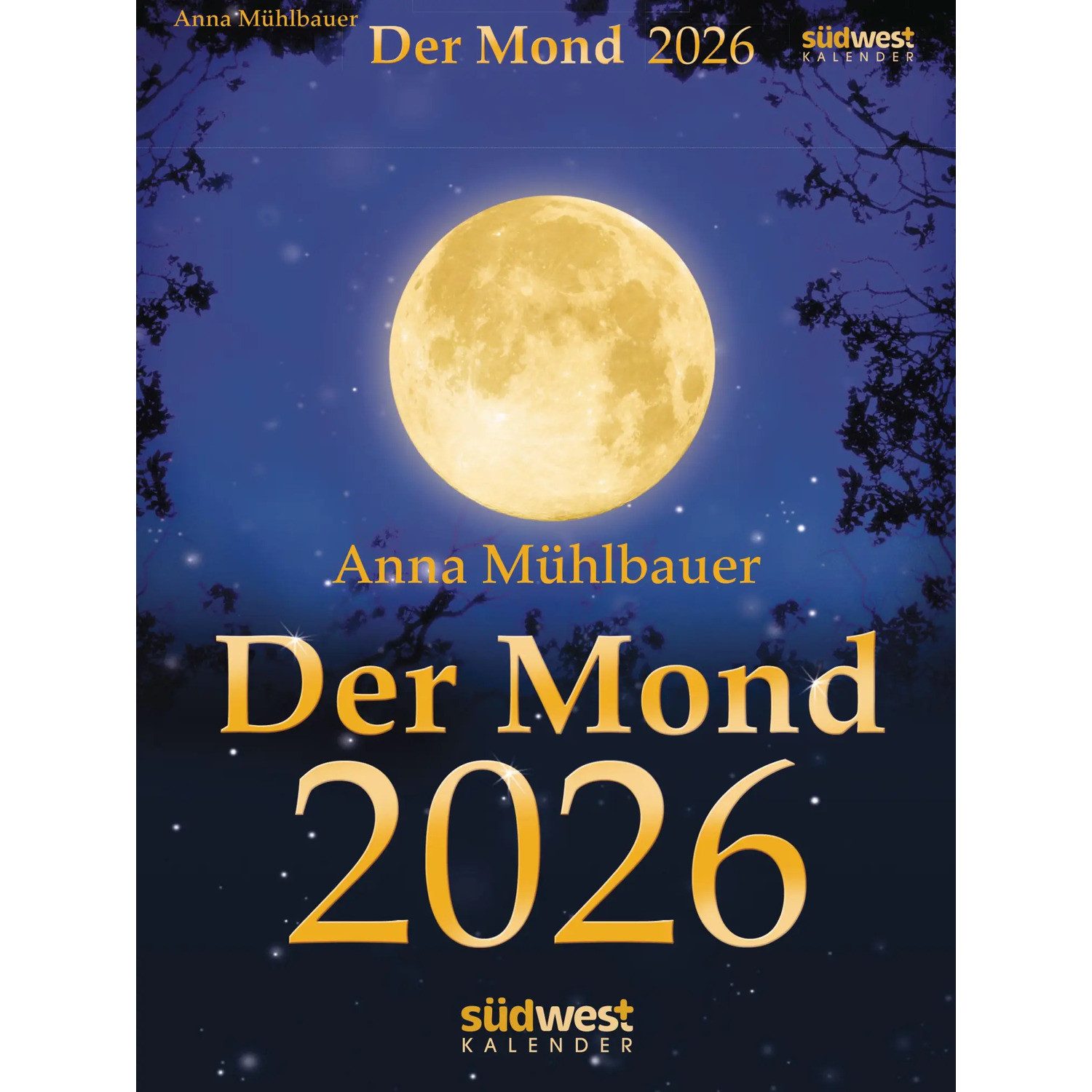 Südwest-Verlag Abreißkalender Der Mond 2026 - Tagesabreißkalender