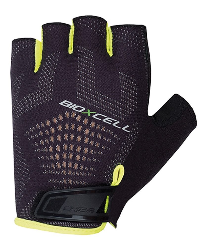 Chiba Fahrradhandschuhe BioXCell Super Fly schwarz/neongelb - 1 Paar