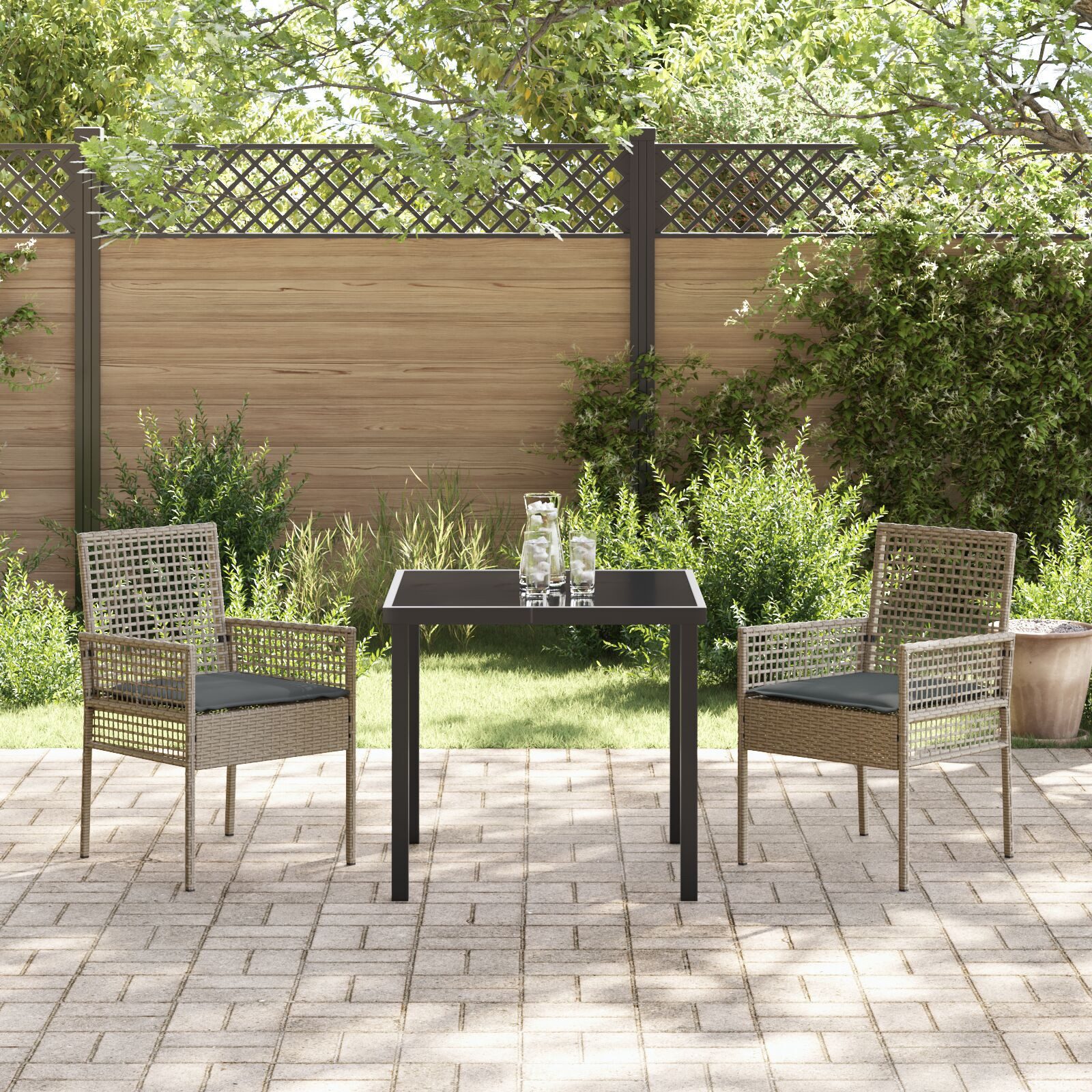 vidaXL Gartenstuhl Gartenstühle 2 Stk. mit günstig online kaufen