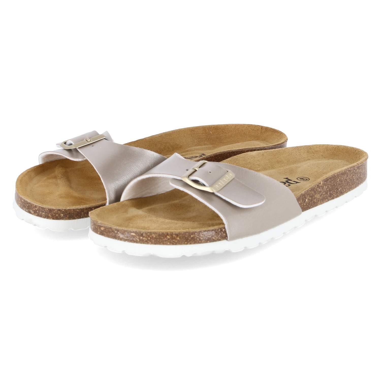 Palado Palado 0881-408-492 Damen Synthetik beige Pantolette