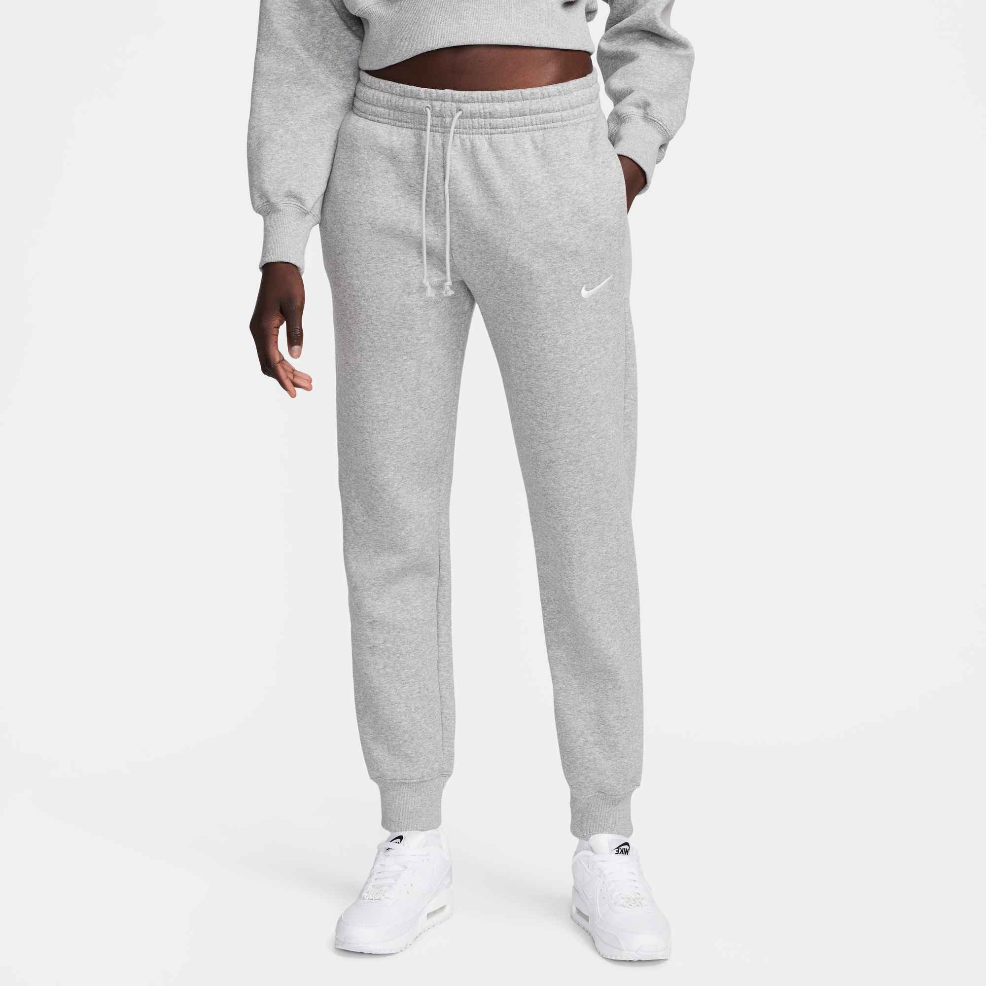 Nike Sportswear Sporthose W NSW PHNX FLC MR PANT STD aus angerautem Fleece, mit Kordelzug an den Knöcheln