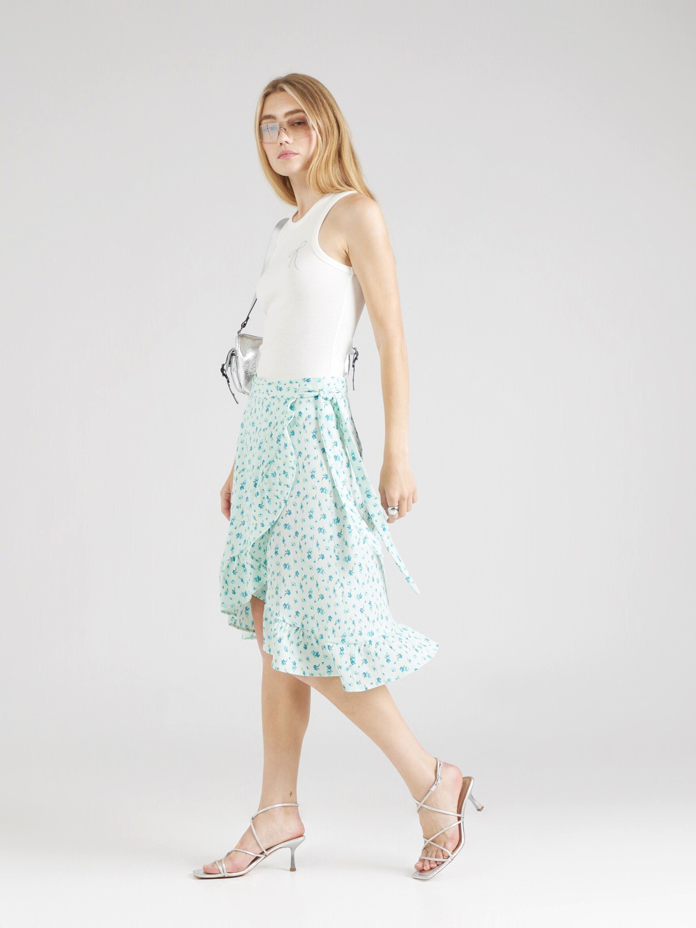 Vero Moda Midirock VMPage (1-tlg) Drapiert/gerafft