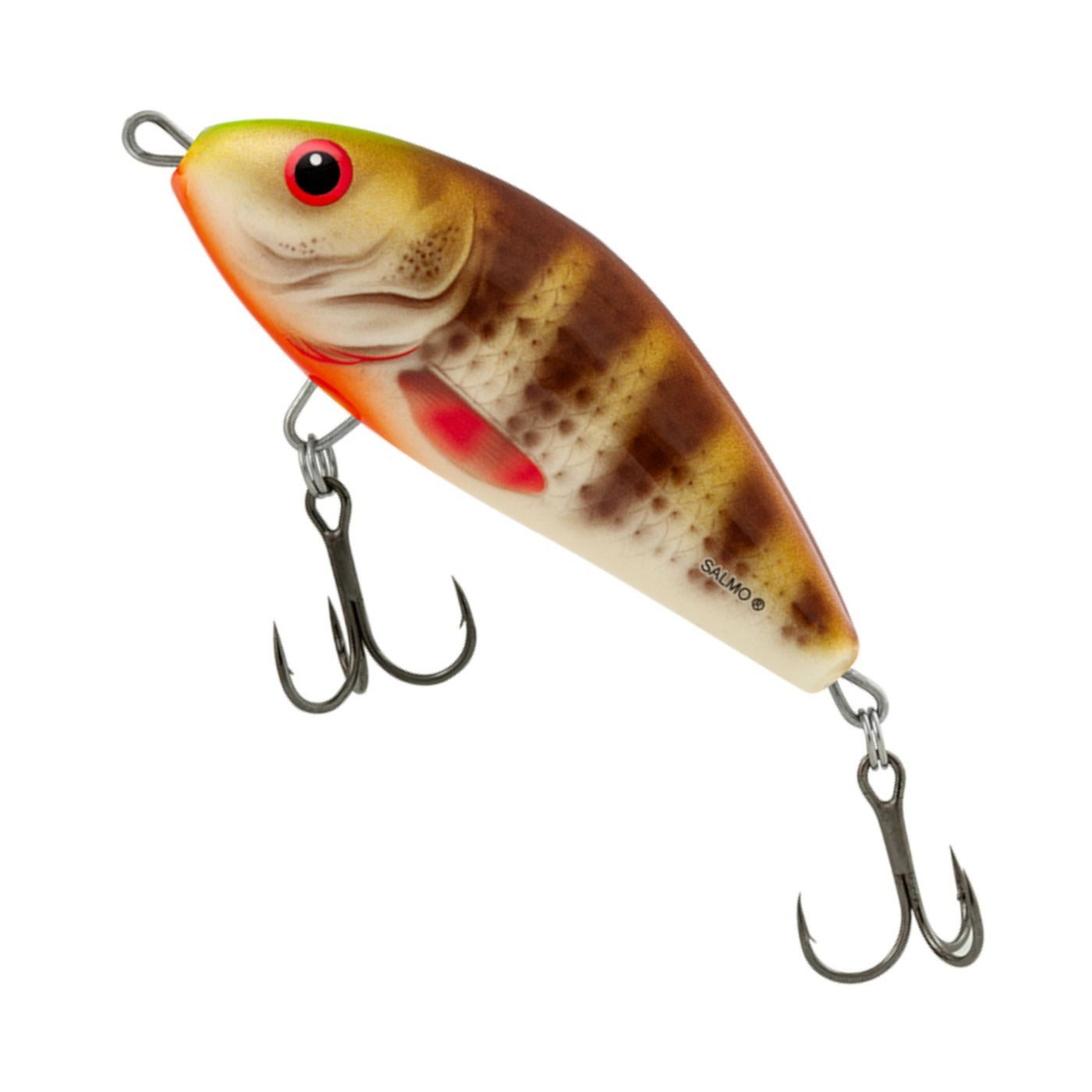 Salmo Fatso coulant 12 cm d'éperlan holographique tacheté