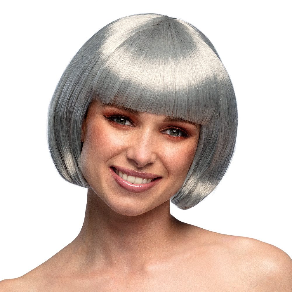 Boland Kostüm-Perücke Bob-Perücke bunt Farbauswahl sexy Karneval-Kostüm Accessoire