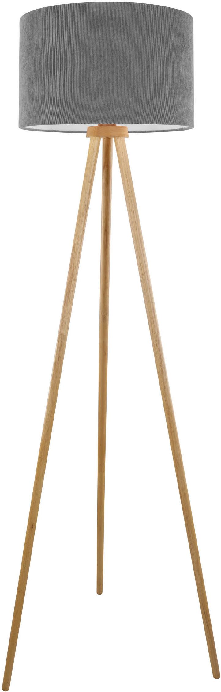 OTTO home Stehlampe Torell - Dreibein Stehleuchte, Textil, Dreibein Holz, exkl. LM E27, Leinen oder Cord, Textilschirm – Bild 4 von 5
