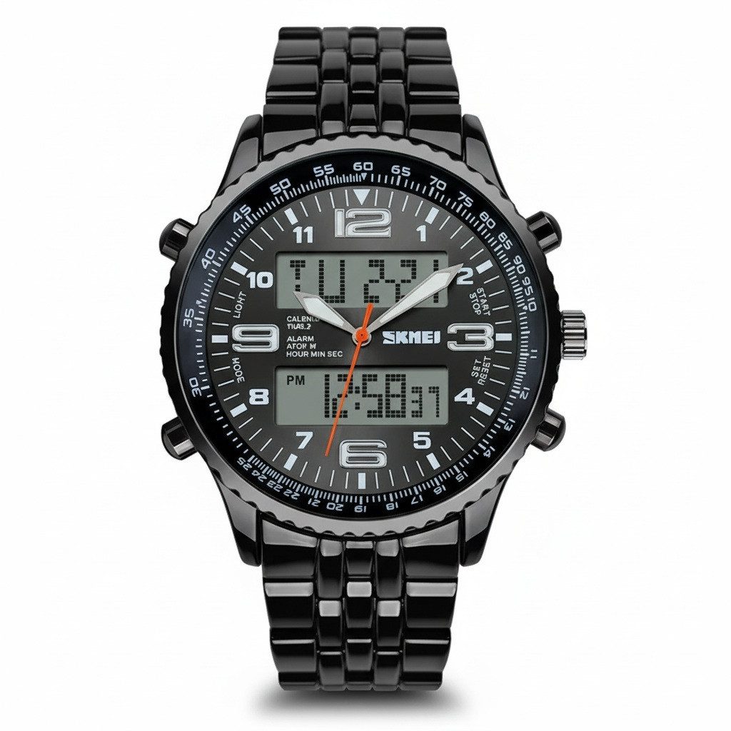 Taffstyle Quarzuhr Multifunktions Herren Armbanduhr Stoppuhr Alarm Beleucht günstig online kaufen