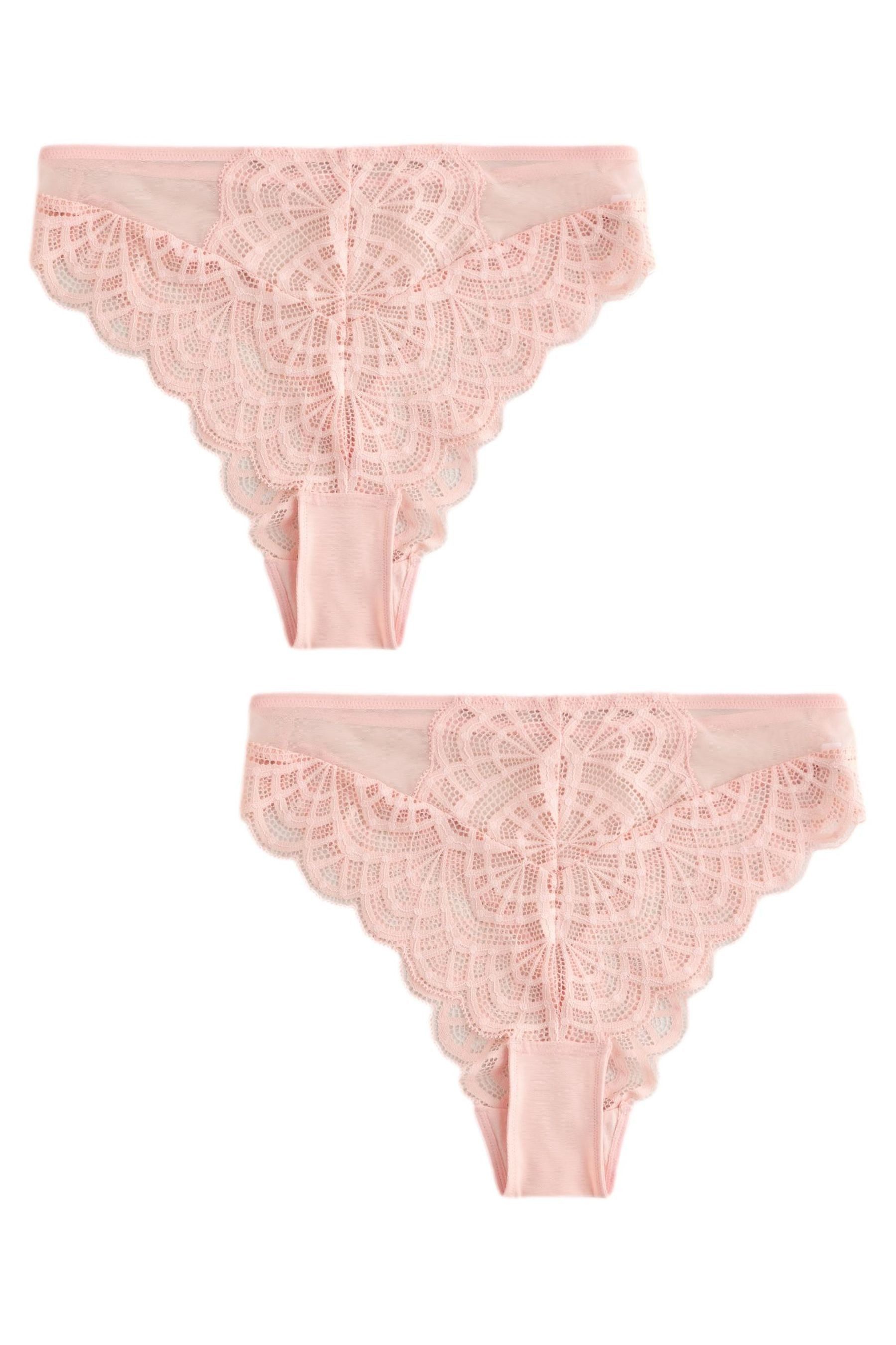 Taillenslip Spitzenslips im 2er-Pack