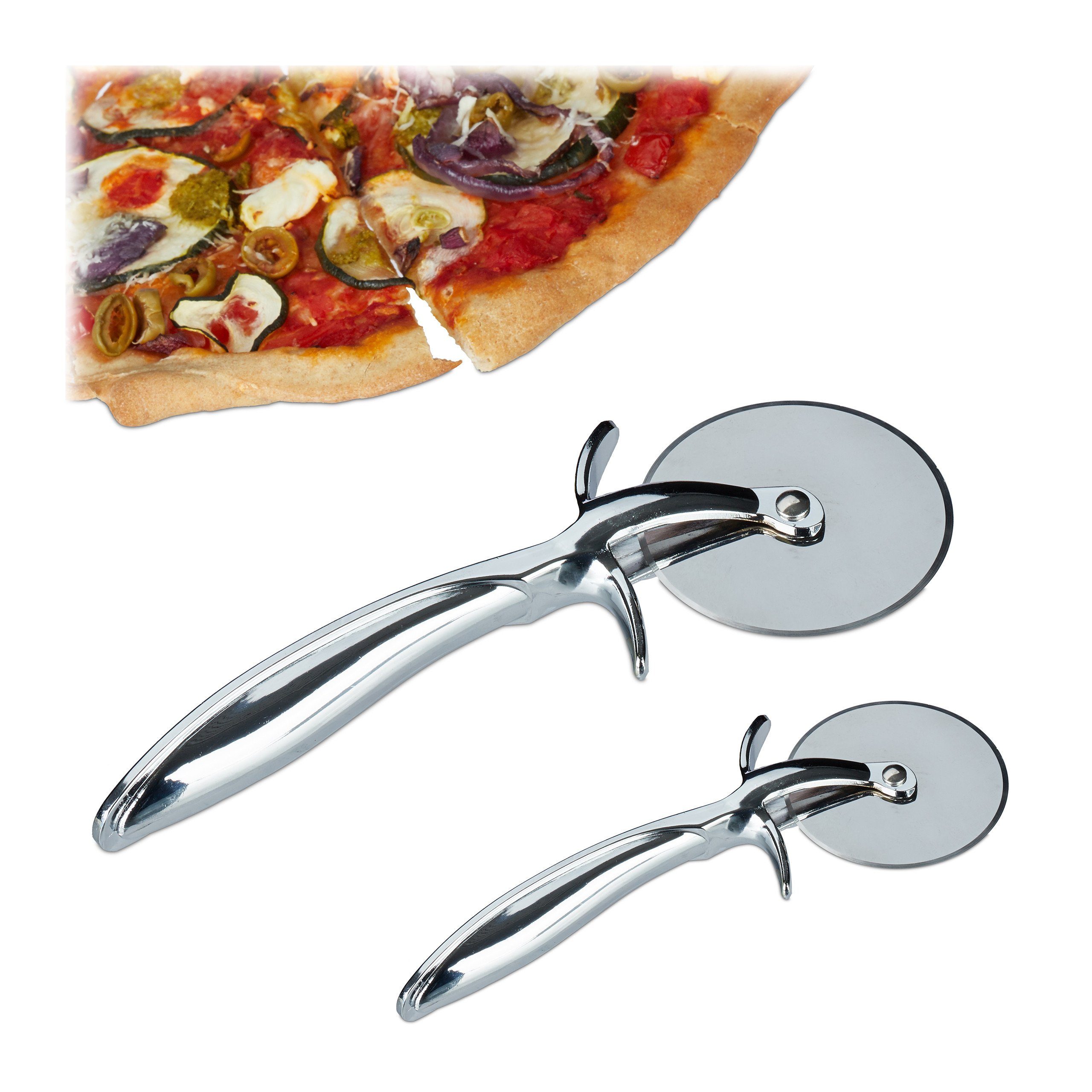 Pizzaschneider 2 x Profi Pizzaschneider