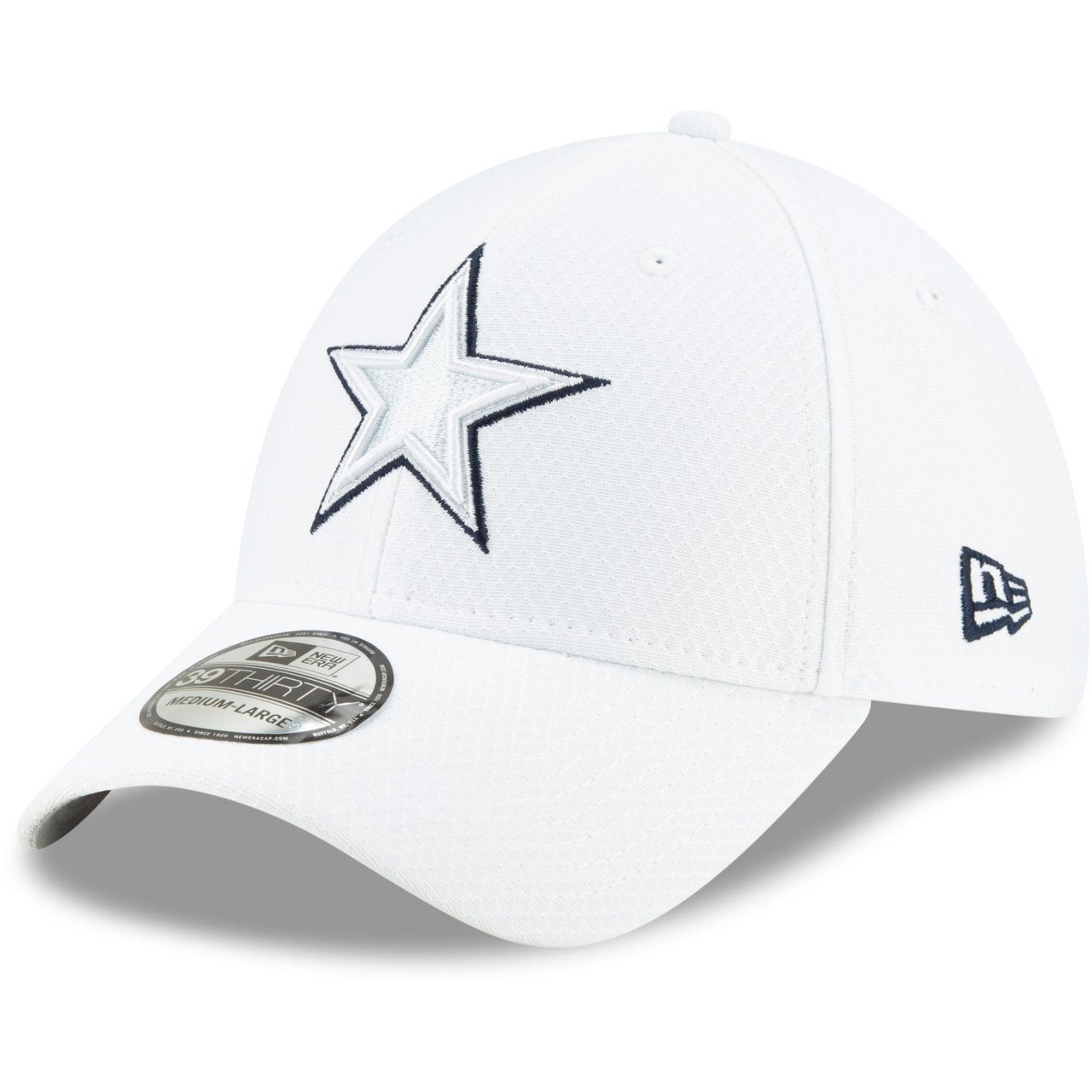 New Era Flex Cap 39Thirty StretchFit NFL PLATINUM Sideline Dallas Cowboys