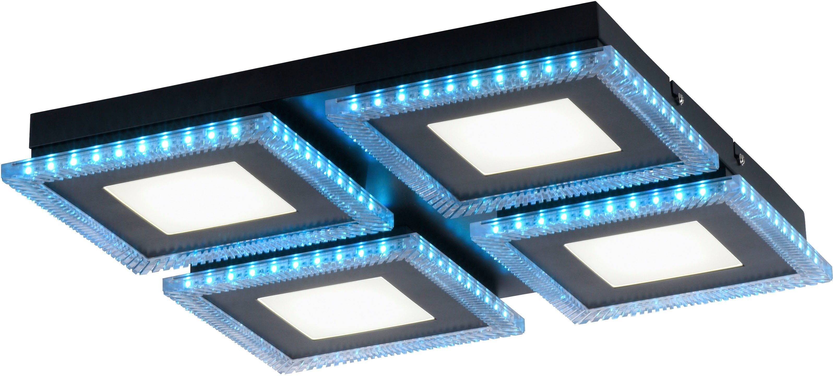 Leuchten Direkt LED warmweiß kaltweiß Deckenleuchte ACRI, LED integriert, - fest