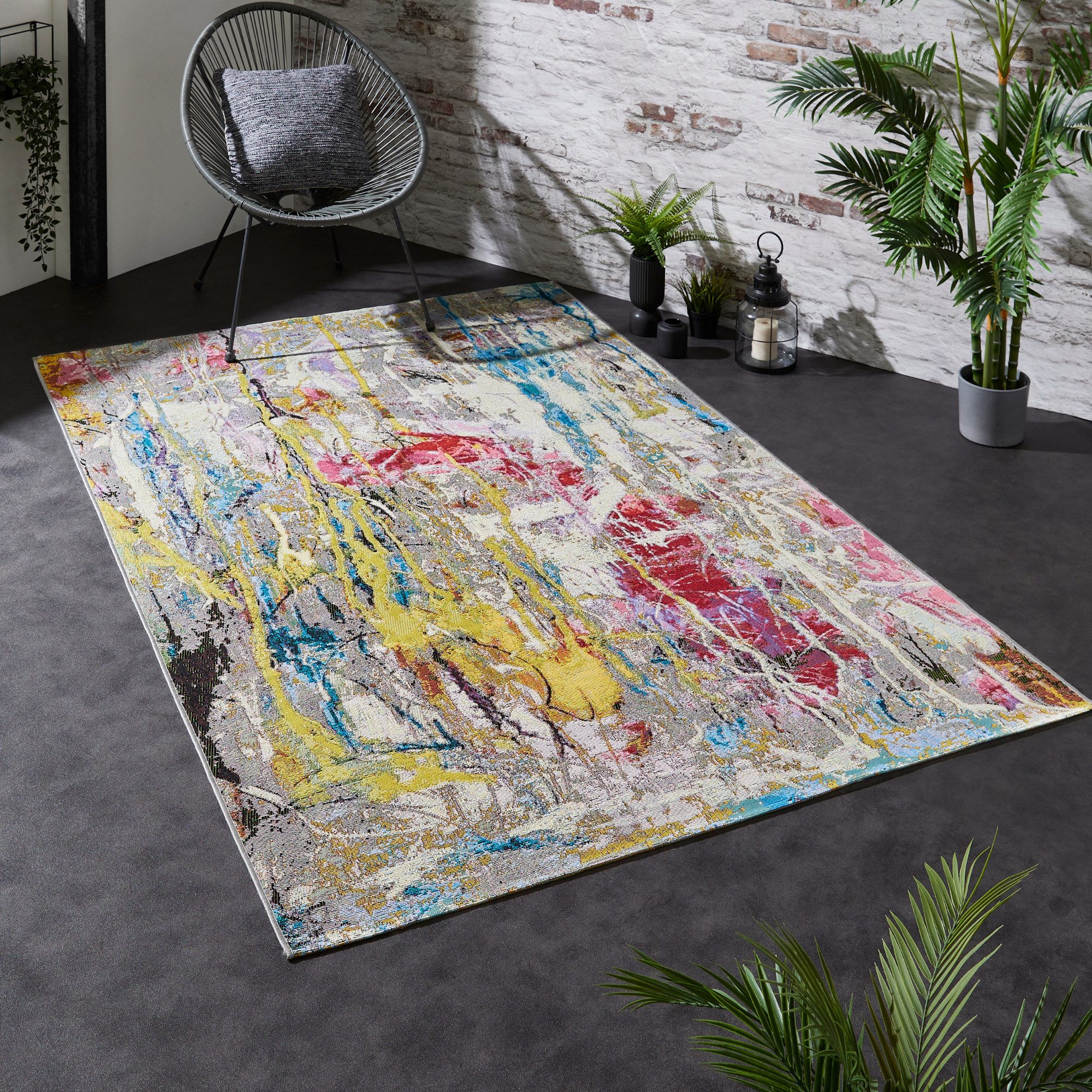 Andiamo Teppich Platana, rechteckig, Höhe: 3 mm, modernes Design, In- und O günstig online kaufen