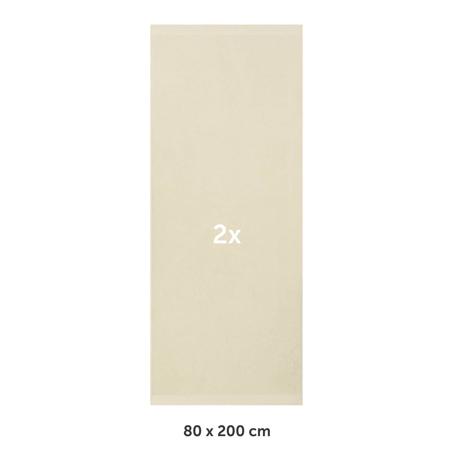 Blumtal Badetücher Premium weiche Frottier 2er Set mit Aufhängschlaufen, Fr günstig online kaufen