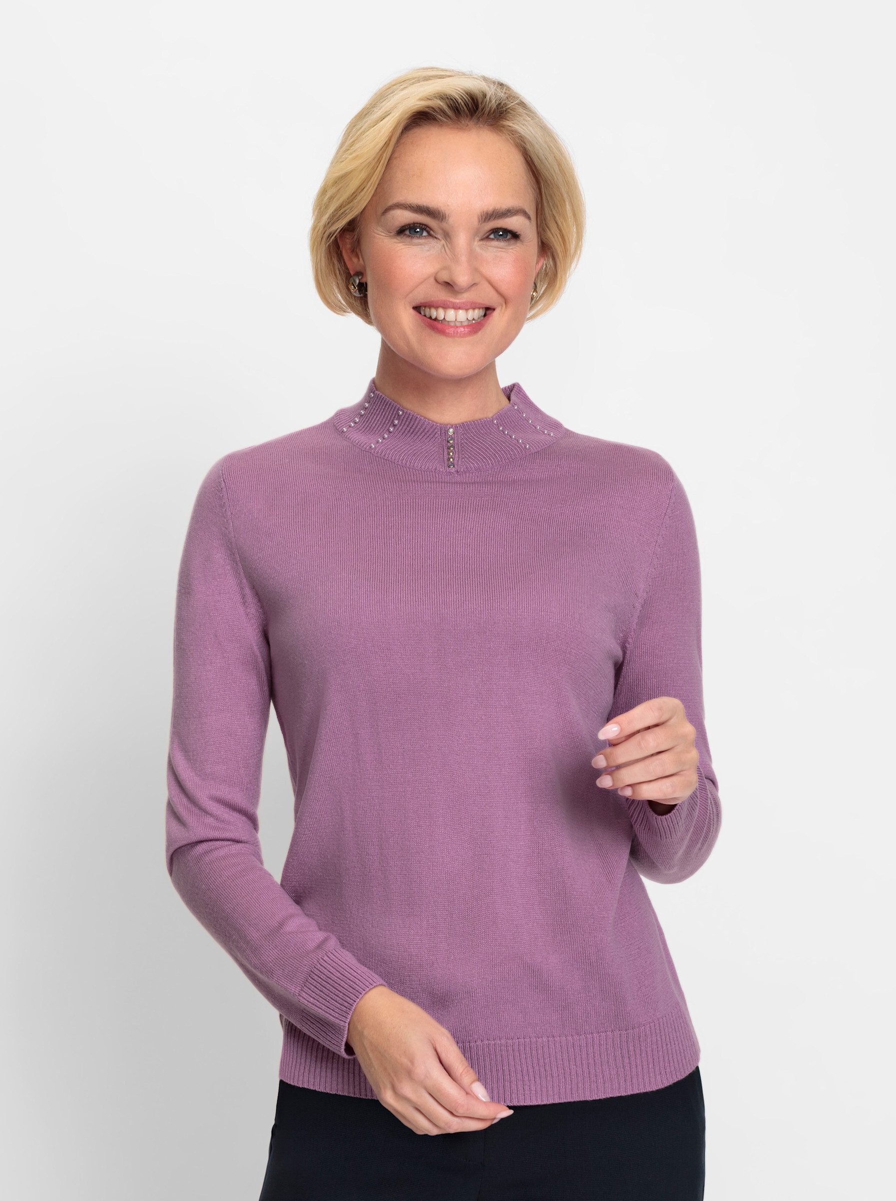 Strickpullover Langarm-Pullover