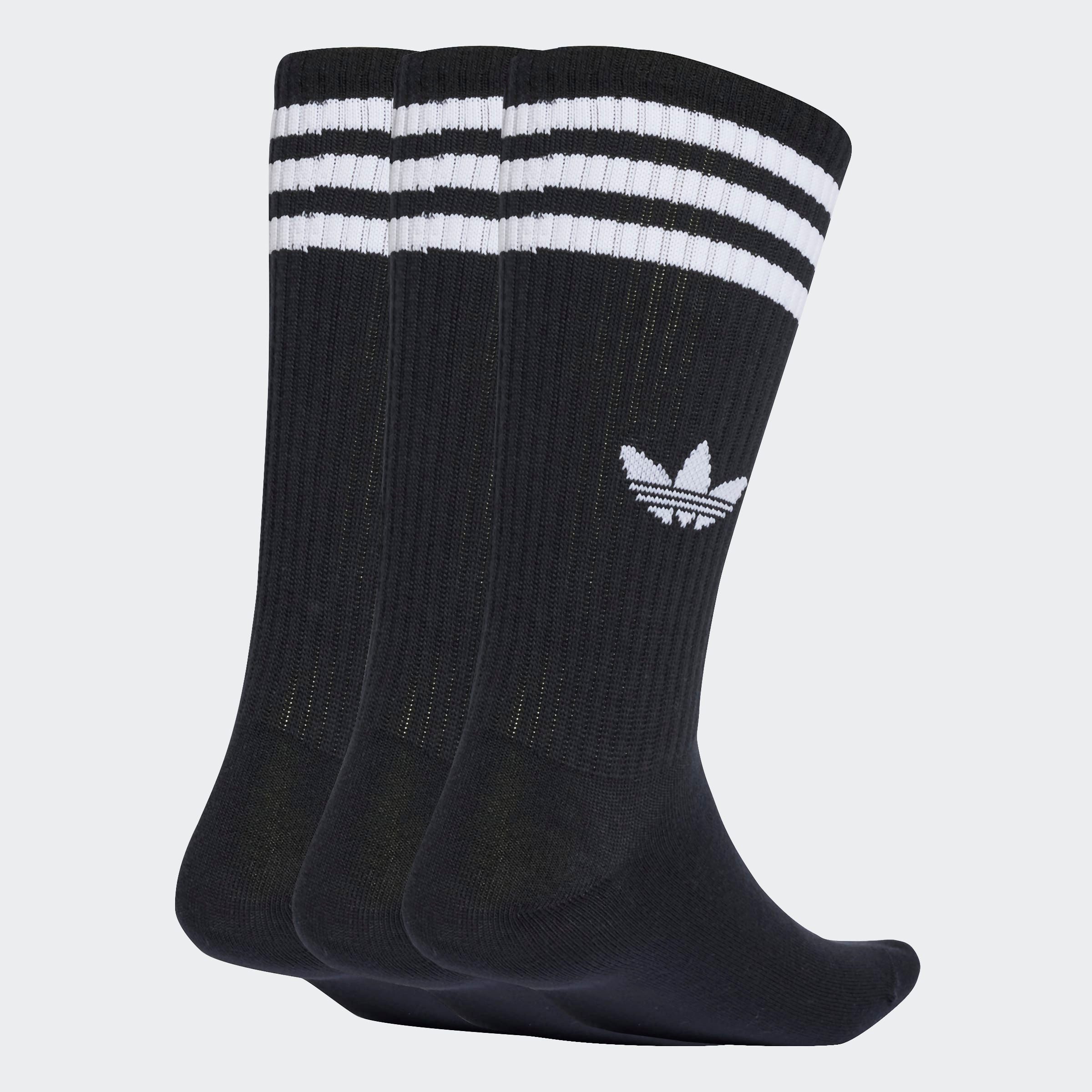 adidas Originals Sportsocken 3-STREIFEN HIGH CREW, 3 PAAR (3-Paar) für verschiedene Aktivitäten, wadenlange Passform