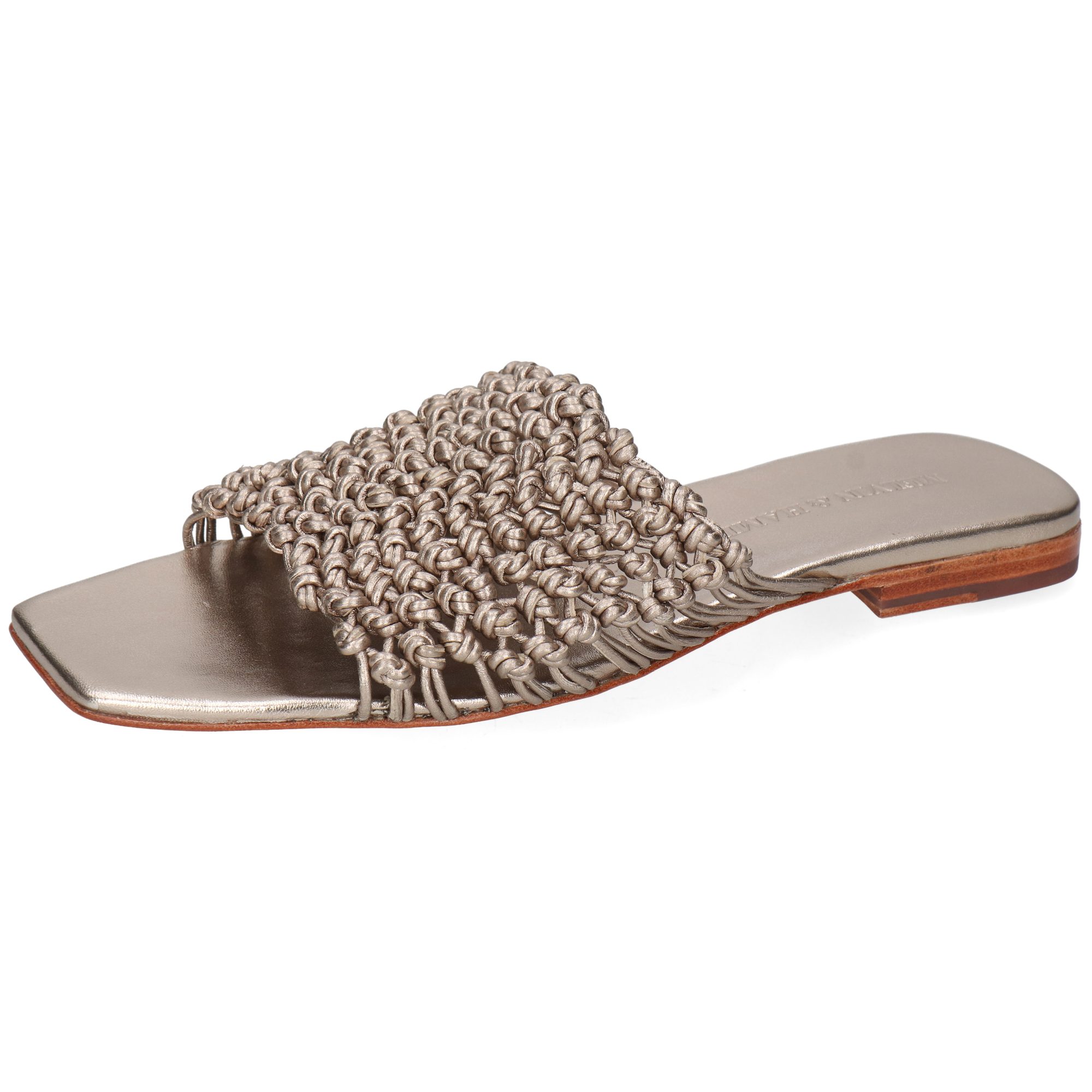 Melvin & Hamilton Sandrine 9 Leder-Pantoletten für Damen Pantolette Flache Absätze, Echtes Leder