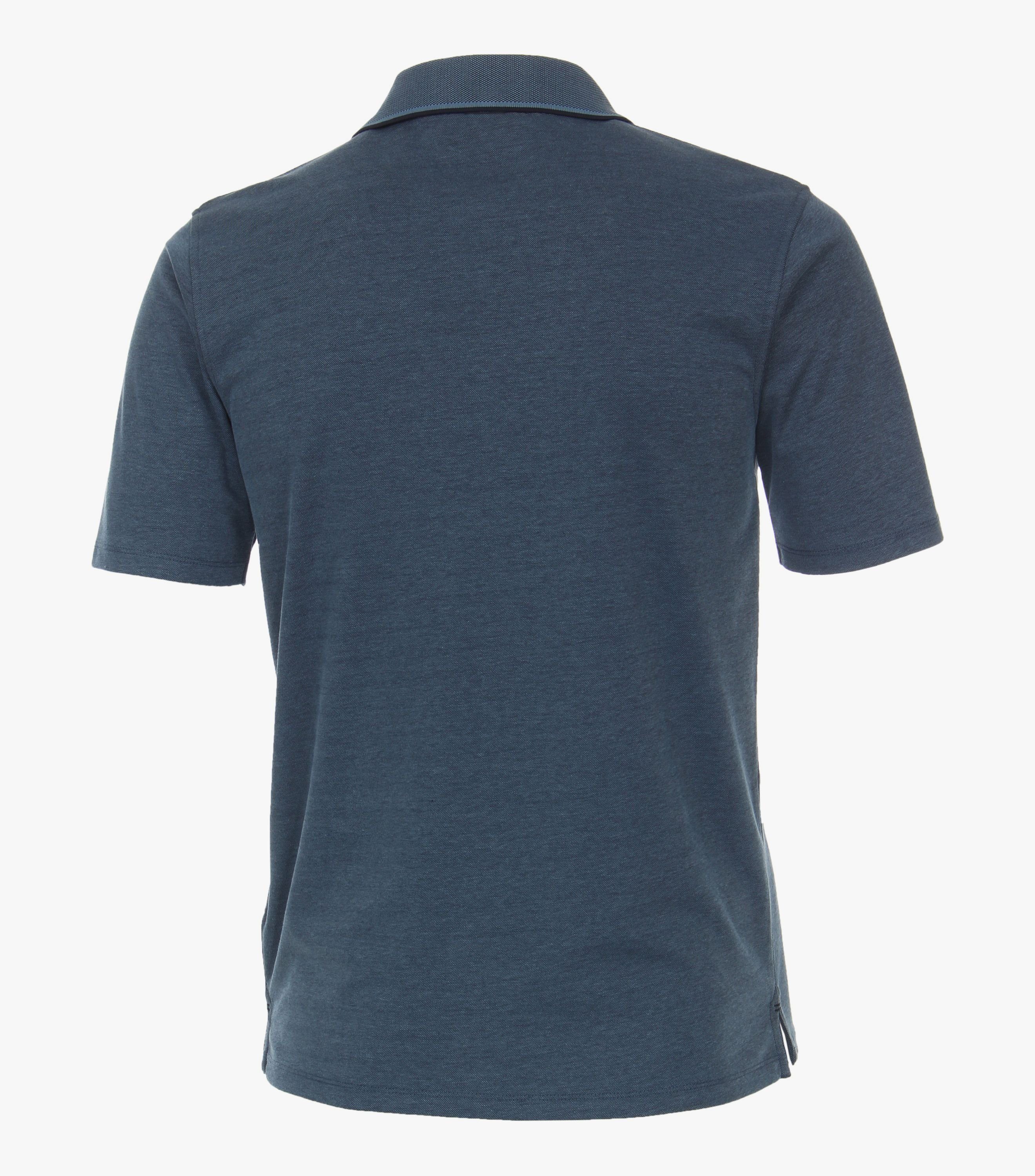 CASAMODA Poloshirt 993106500 Baumwollmix, Normale Passform 154 Türkisblau Hochwertiger