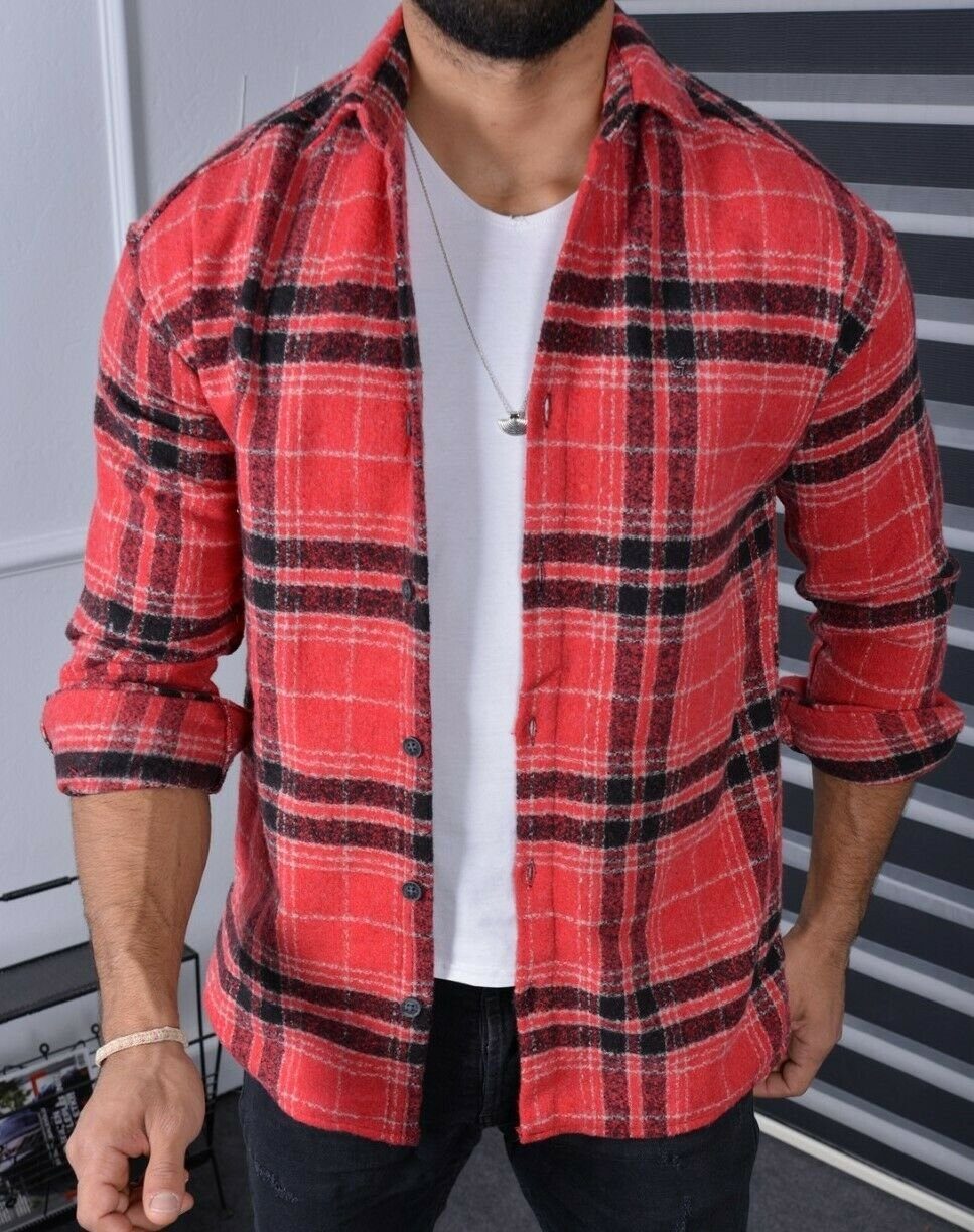 Megaman Jeans Flanellhemd H-258 Flanellhemd Kariert günstig online kaufen