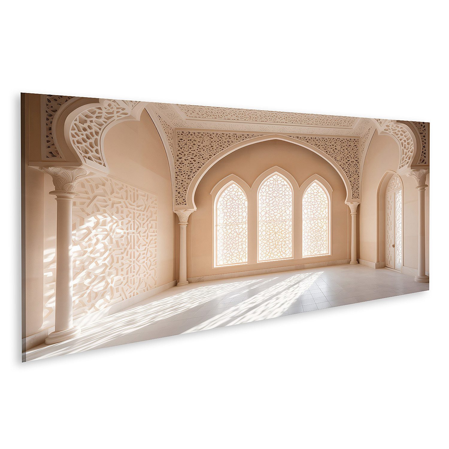 islandburner Leinwandbild Innen Schöne Islamische Moschee Verzierten Torbog günstig online kaufen