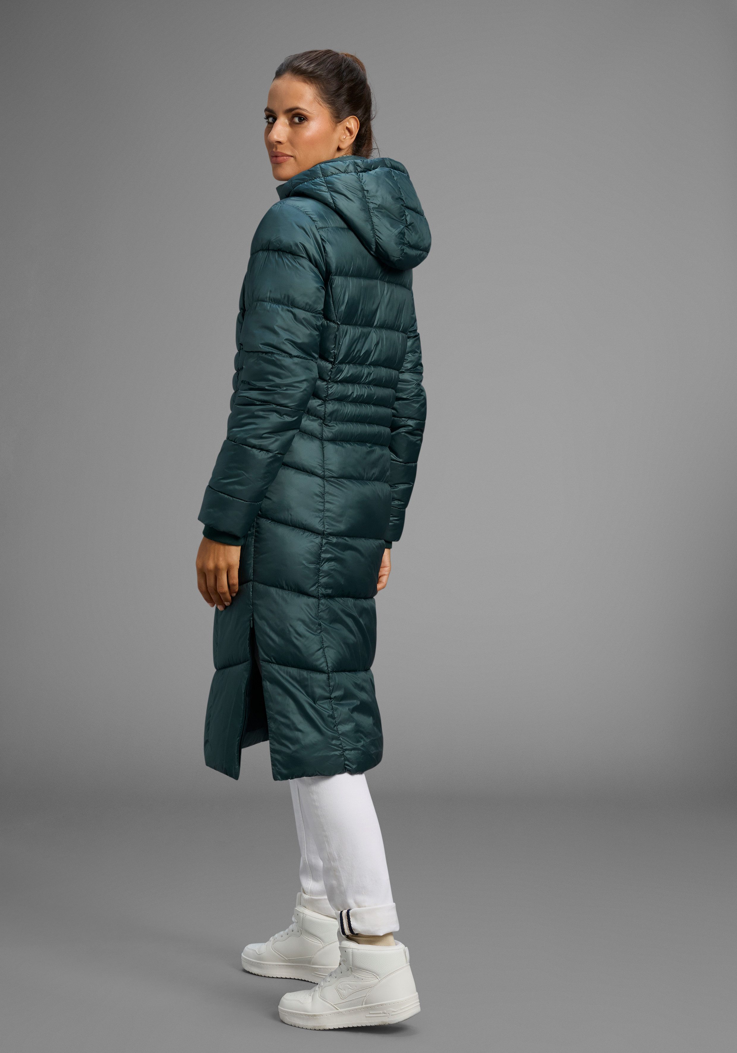 KangaROOS Steppmantel mit abnehmbarer Kapuze