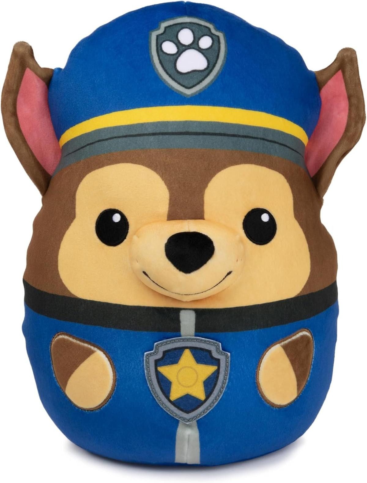 Spin Master Spielfigur PAW PATROL GUND Trend Squishy Chase 30 cm Plüschtier Kuschelkissen 1+