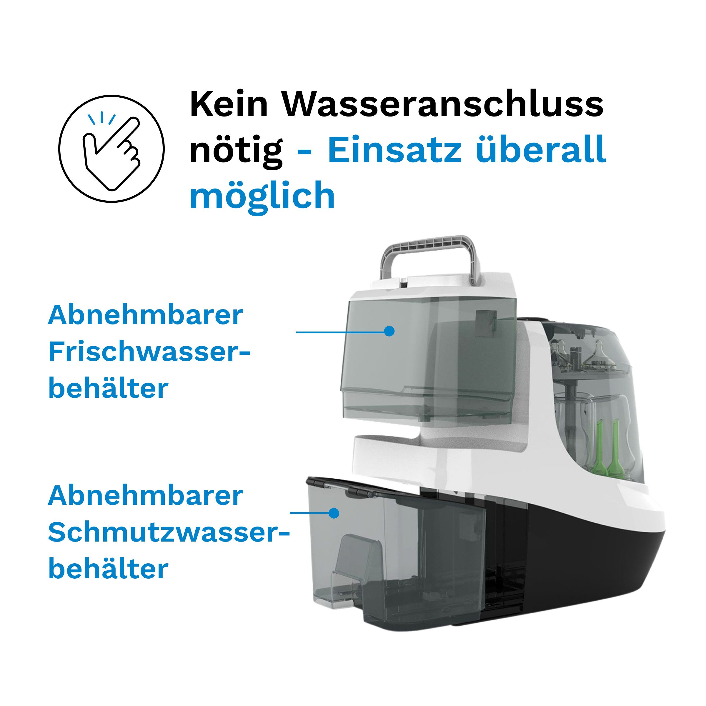 Baby Brezza Dampfsterilisator Flaschenspüler und Sterilisator mit HEPA-Filter und Trocknung, Spült, trocknet & sterilisiert Flaschen und Zubehör vollautomatisch