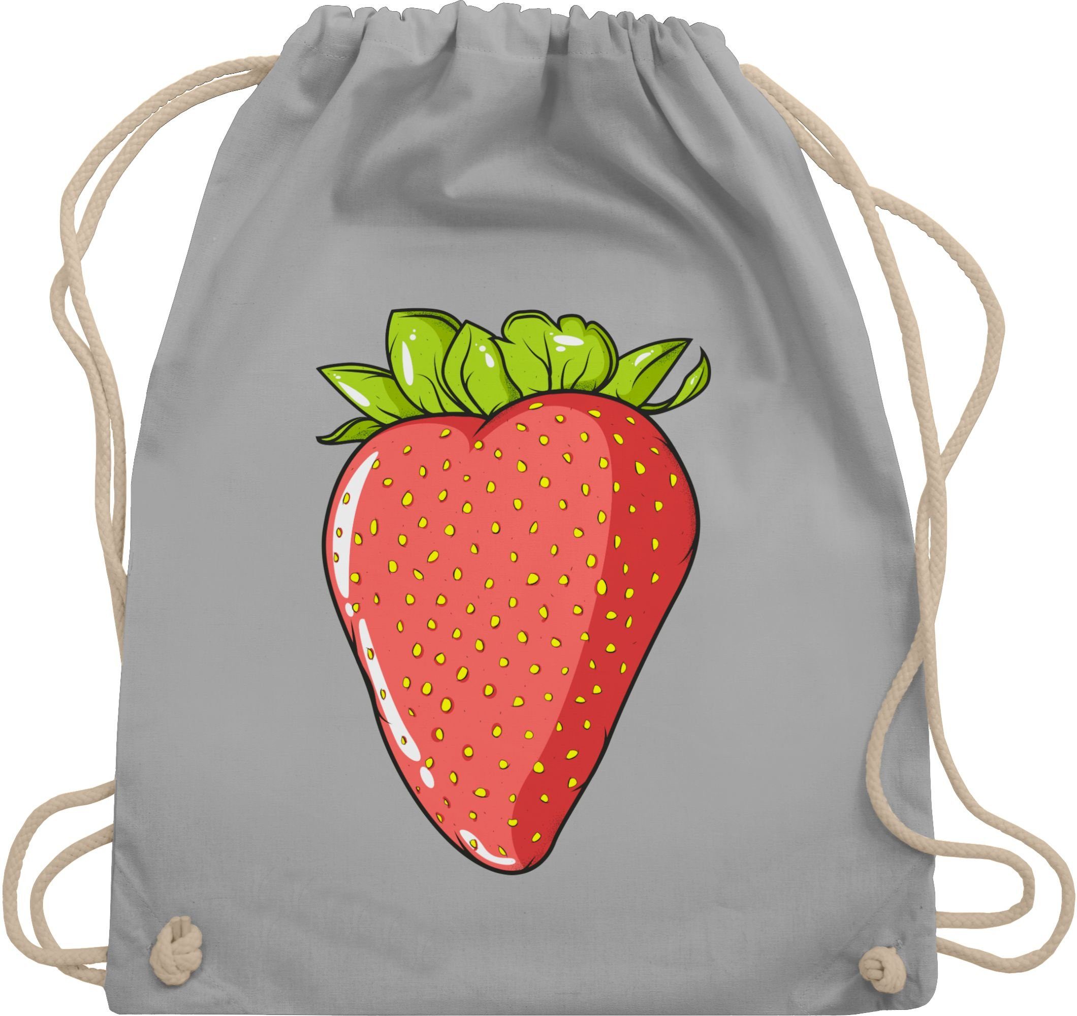 Turnbeutel Erdbeere Erdebeer Erdbeeren Sommerfrüchte Geschenk