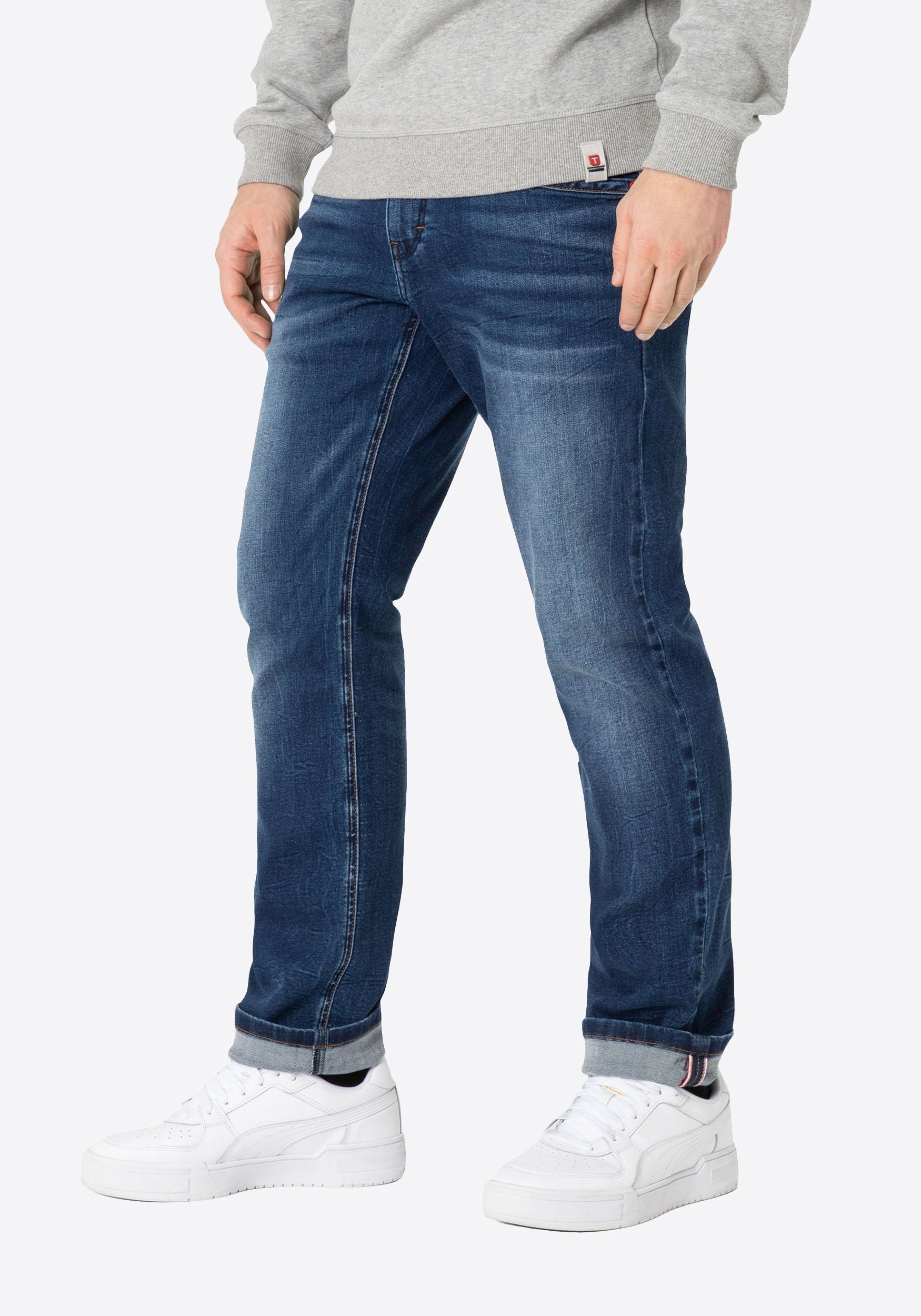 TIMEZONE Regular-fit-Jeans Jeans mit geradem Bein und Kontrast Nähten Regul günstig online kaufen
