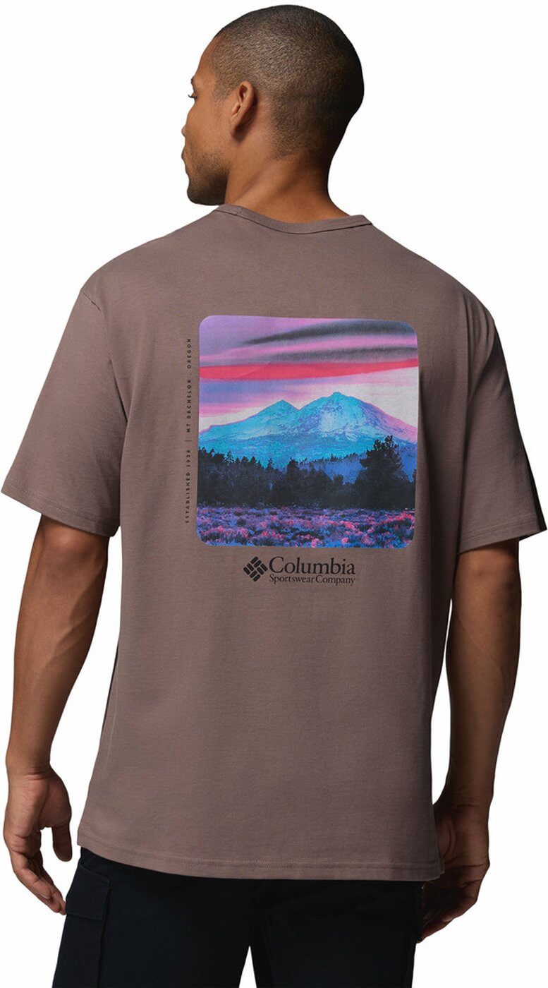Columbia T-Shirt CSC Heavyweight Back Graphic Tee IRON, PHOTOREAL CMYK